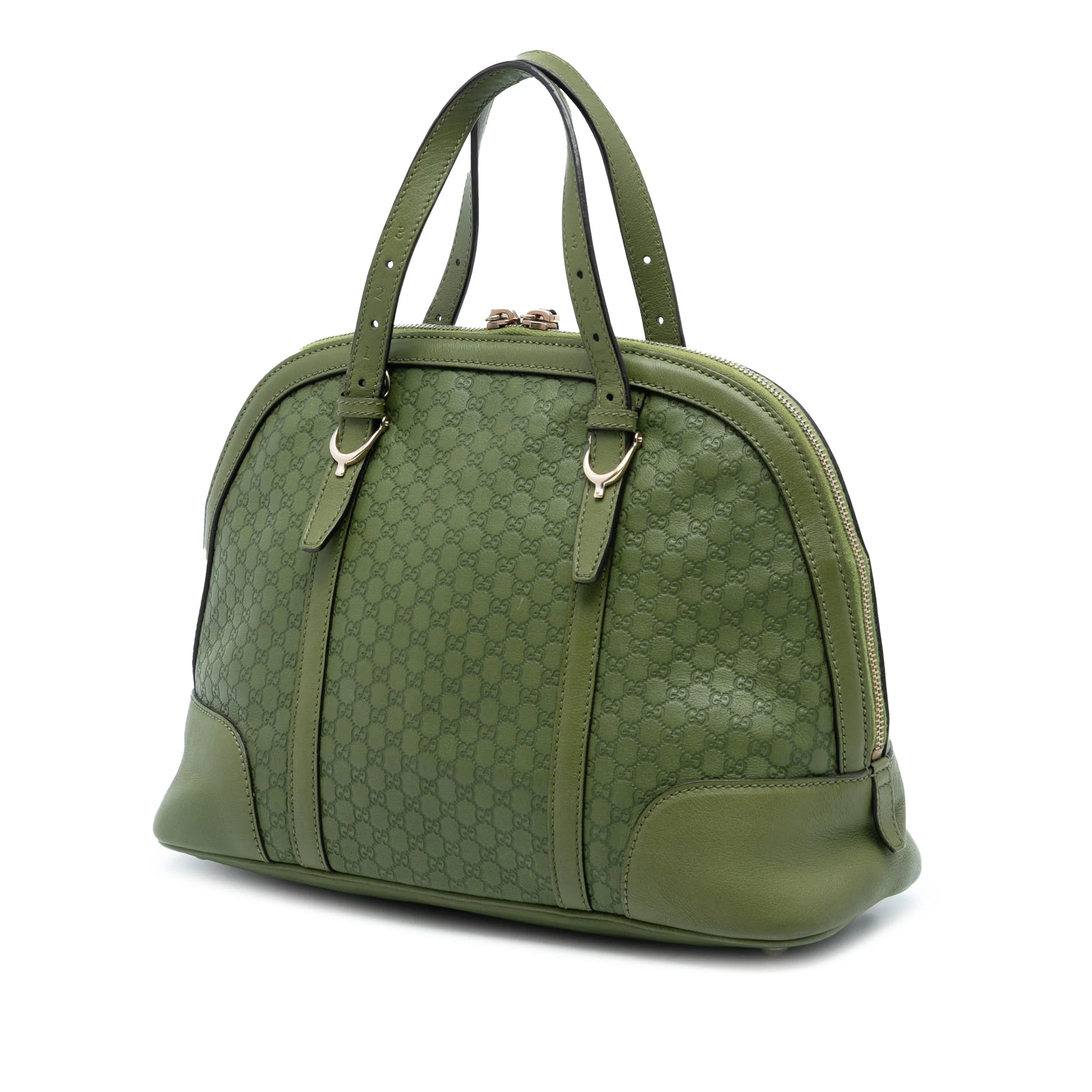 Nice Top Handle Bag Microguccissima Leather Medium - Image 2