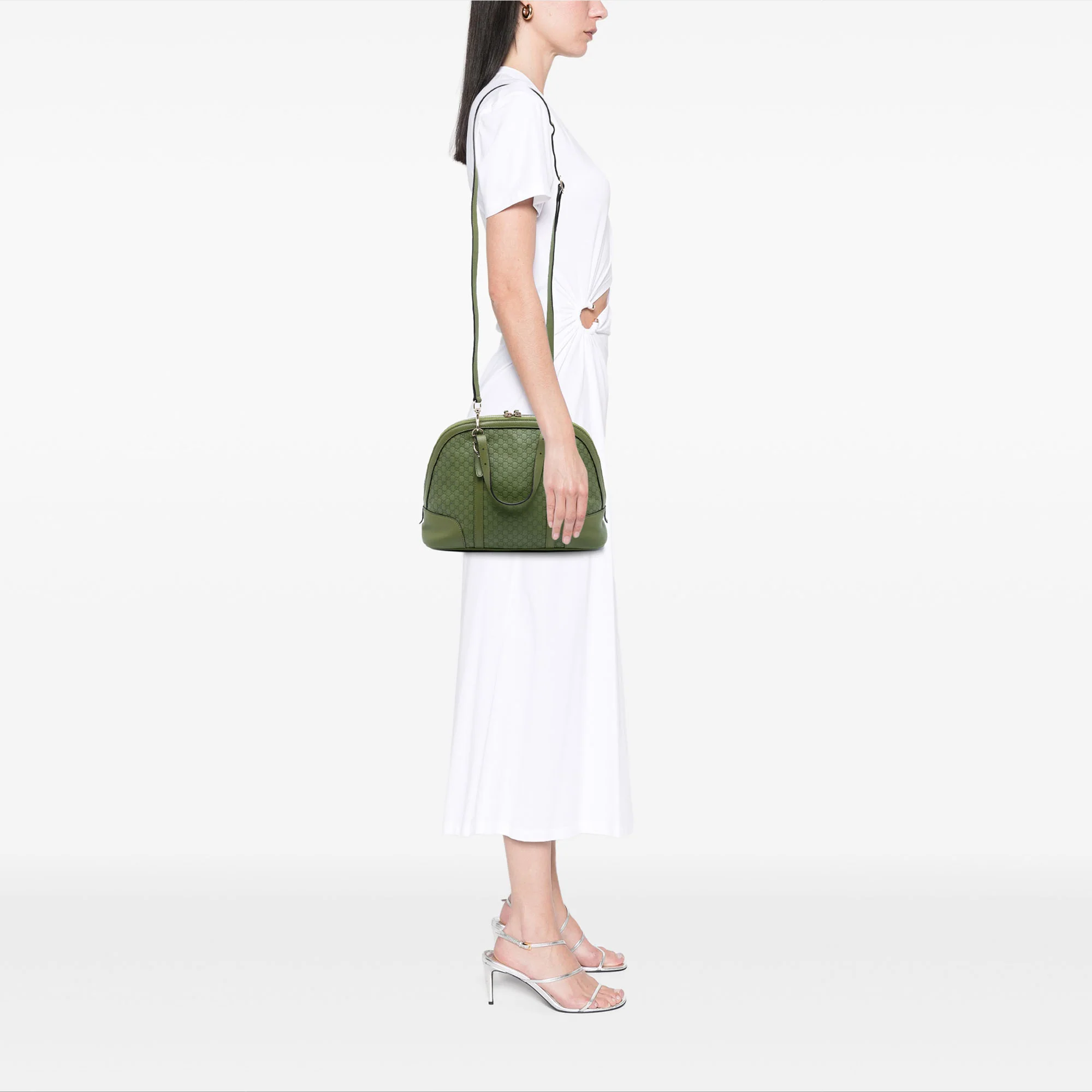Nice Top Handle Bag Microguccissima Leather Medium - Image 7