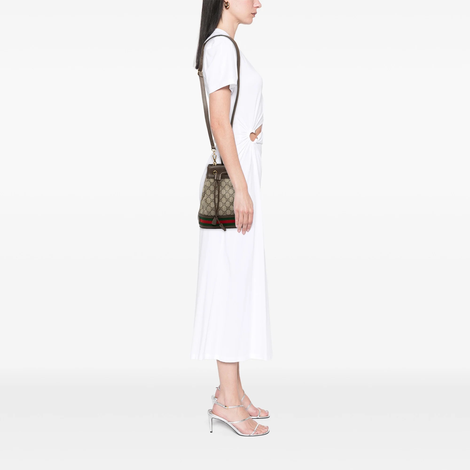 Ophidia Bucket Bag GG Coated Canvas Small - Image 7