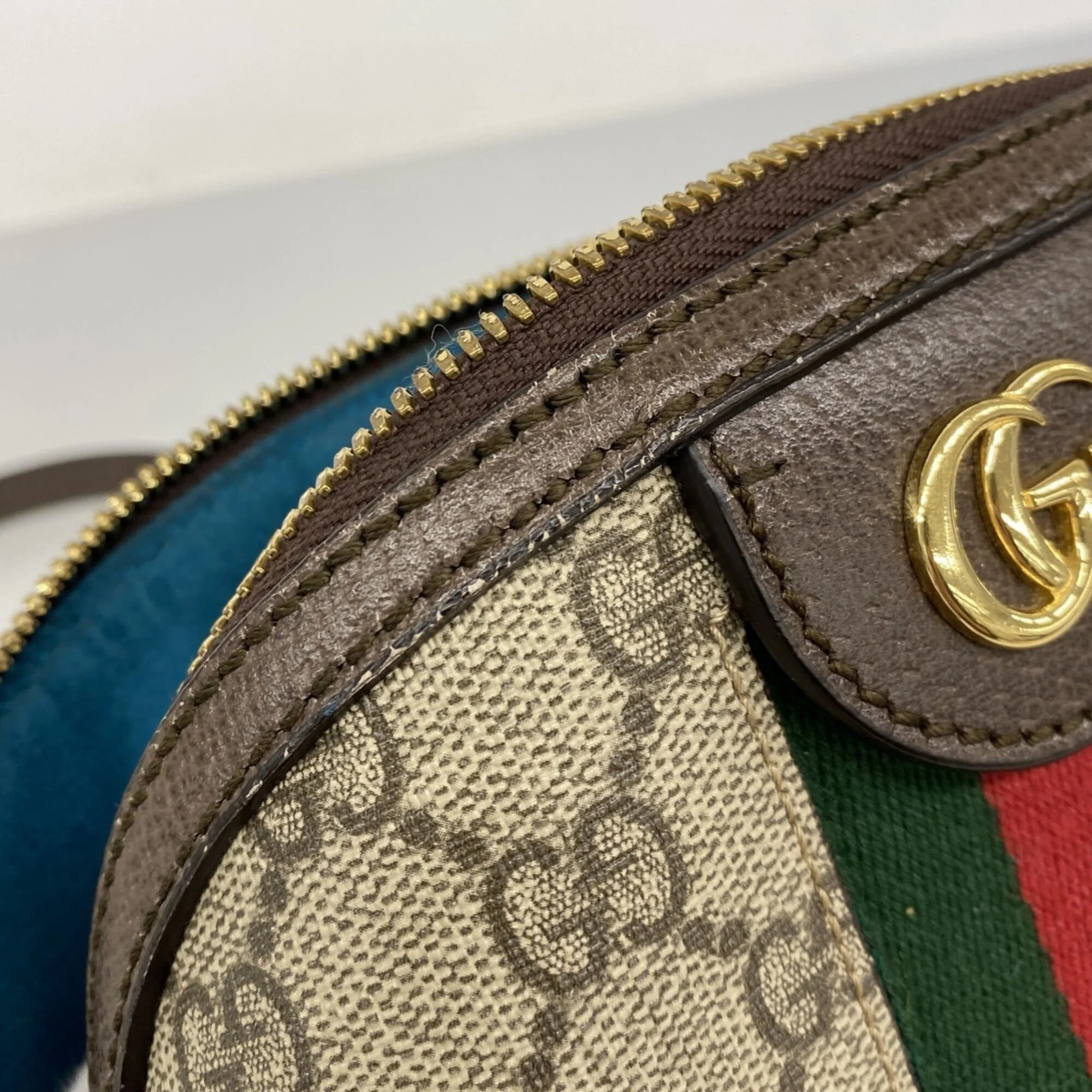 Ophidia Dome Shoulder Bag GG Coated Canvas Small - Image 7