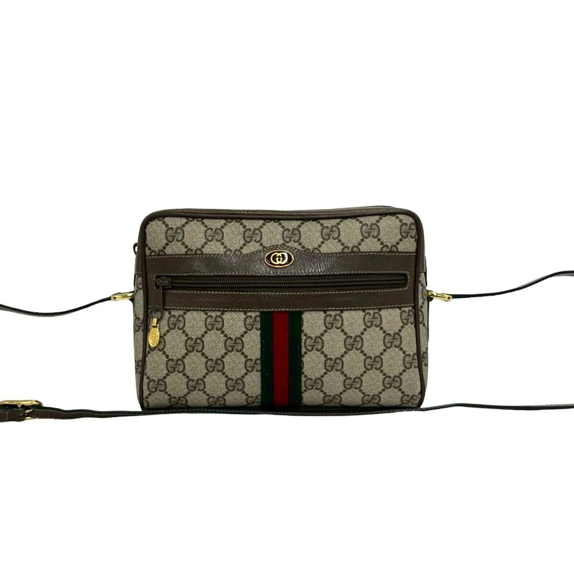 Ophidia Shoulder Bag GG Coated Canvas Small