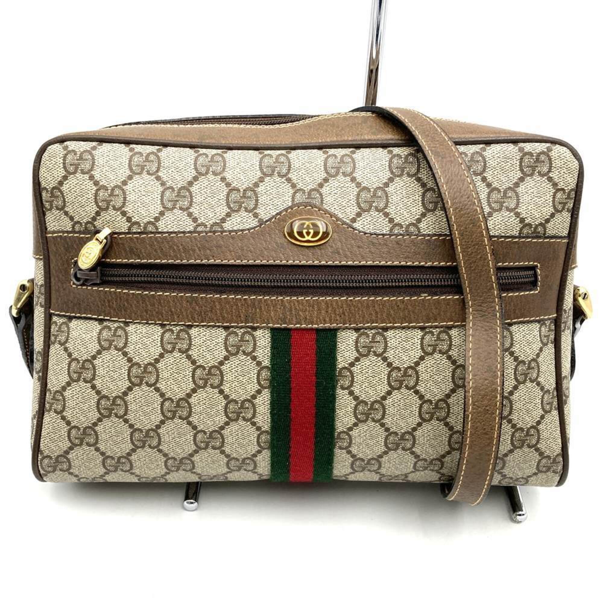 Ophidia Shoulder Bag GG Coated Canvas Small