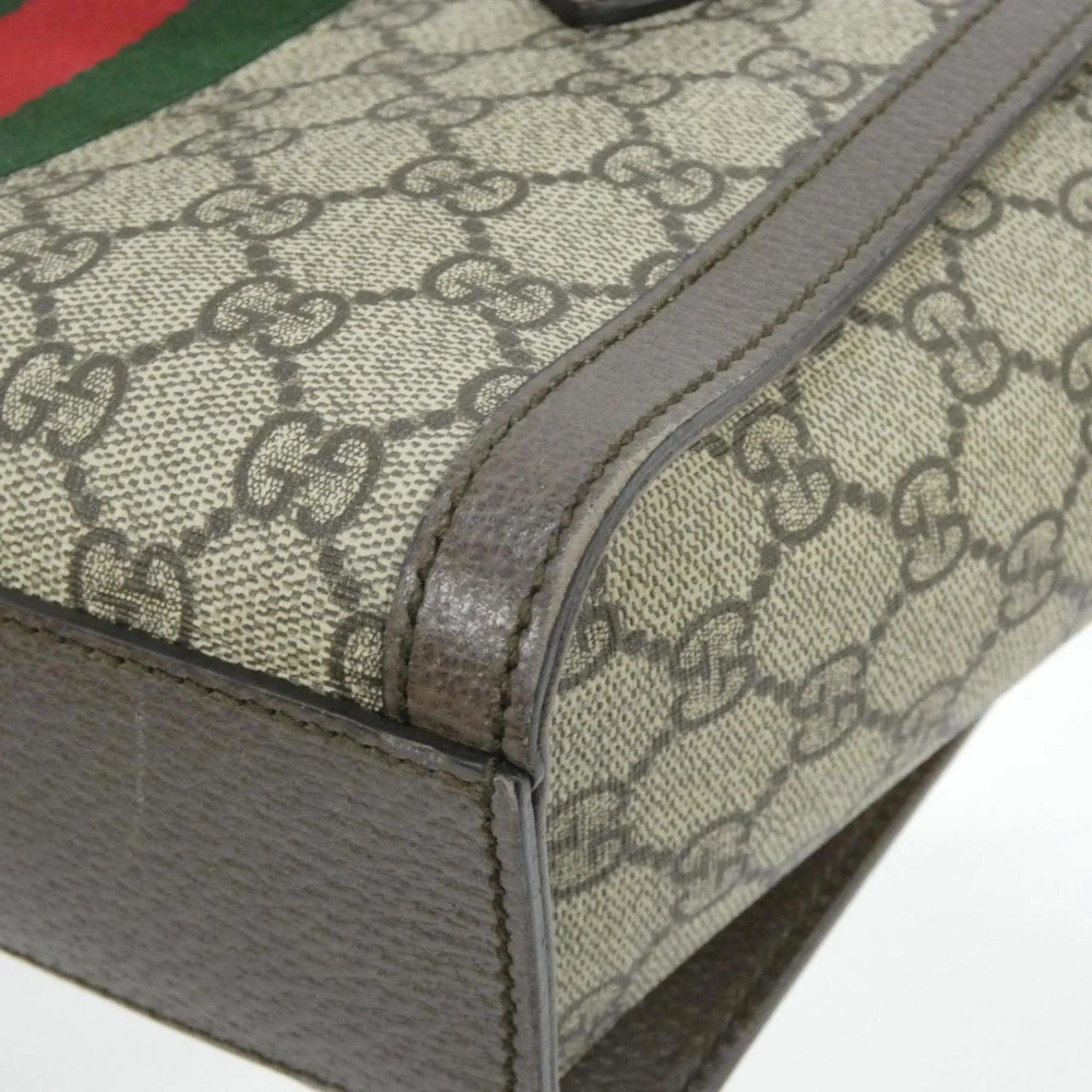 Ophidia Top Handle Tote GG Coated Canvas Small - Image 3