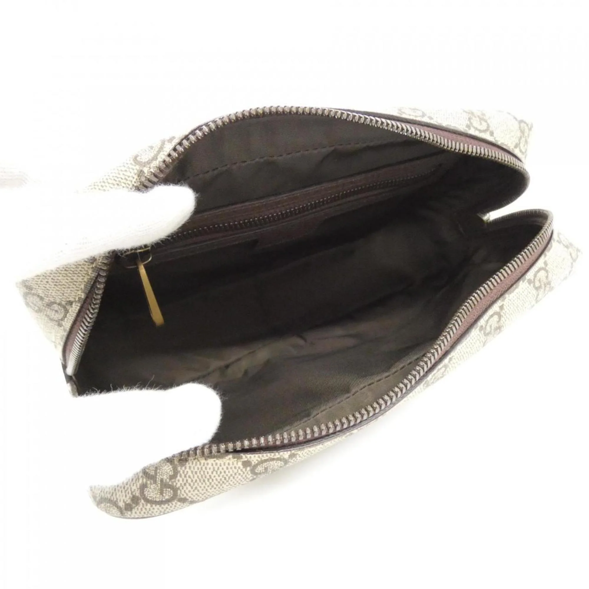 Ophidia Zip Wristlet Shoulder Bag GG Coated Canvas Small - Image 5