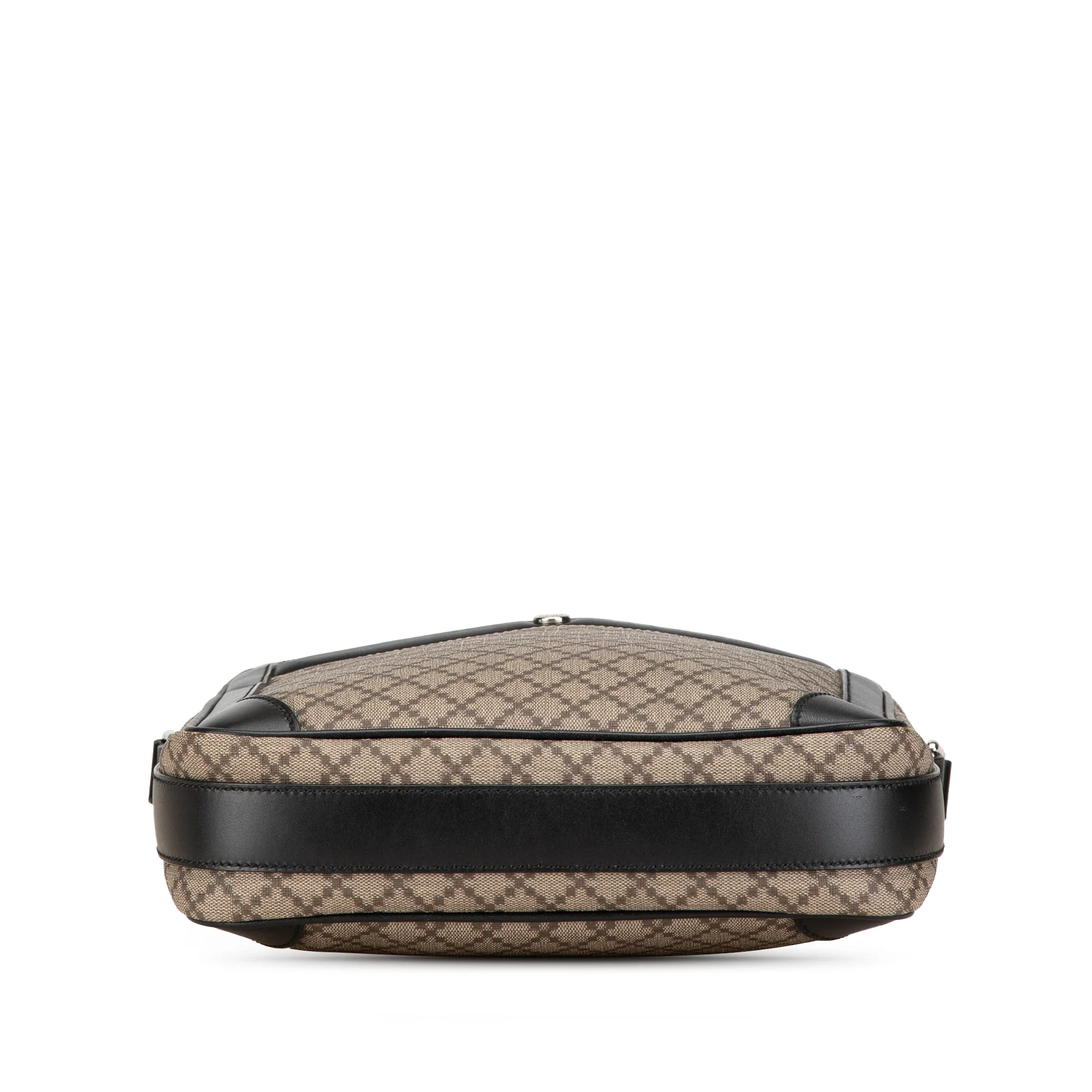 Snap Messenger Bag Diamante Coated Canvas Medium - Image 3