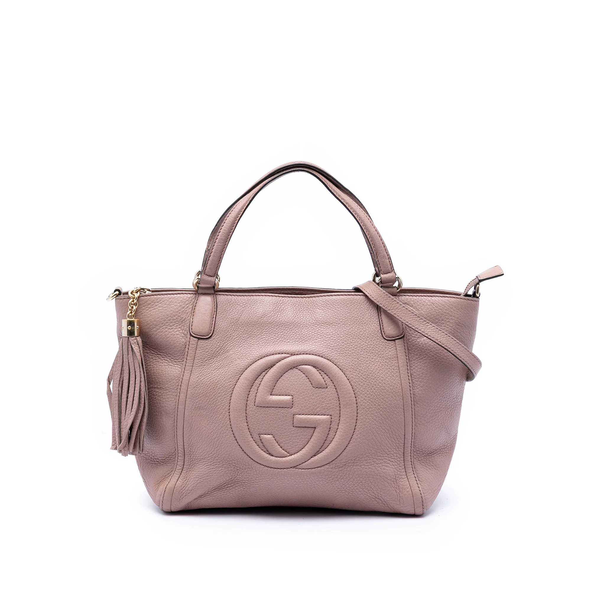 Soho Convertible Top Handle Bag Leather Small