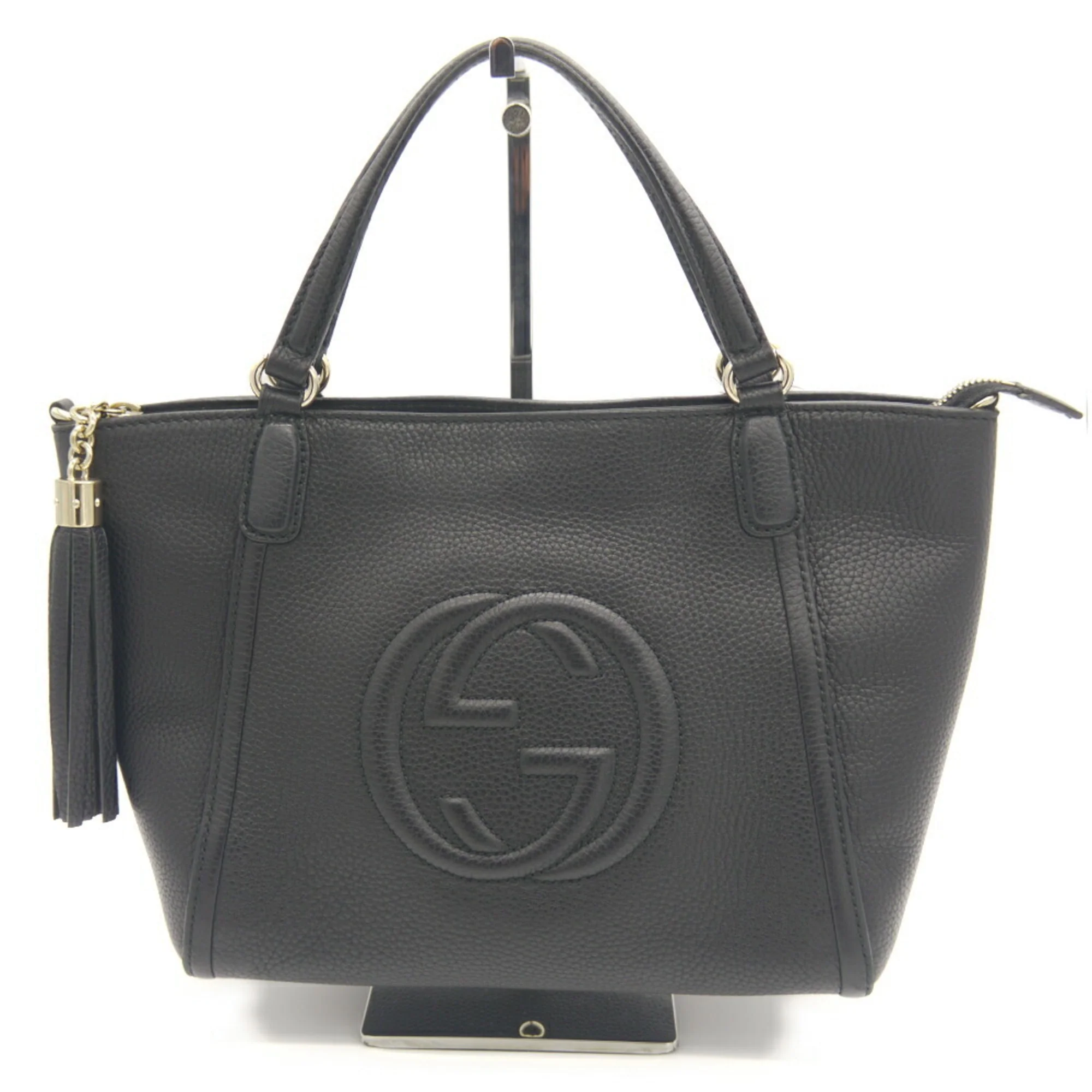 Soho Convertible Top Handle Bag Leather Small