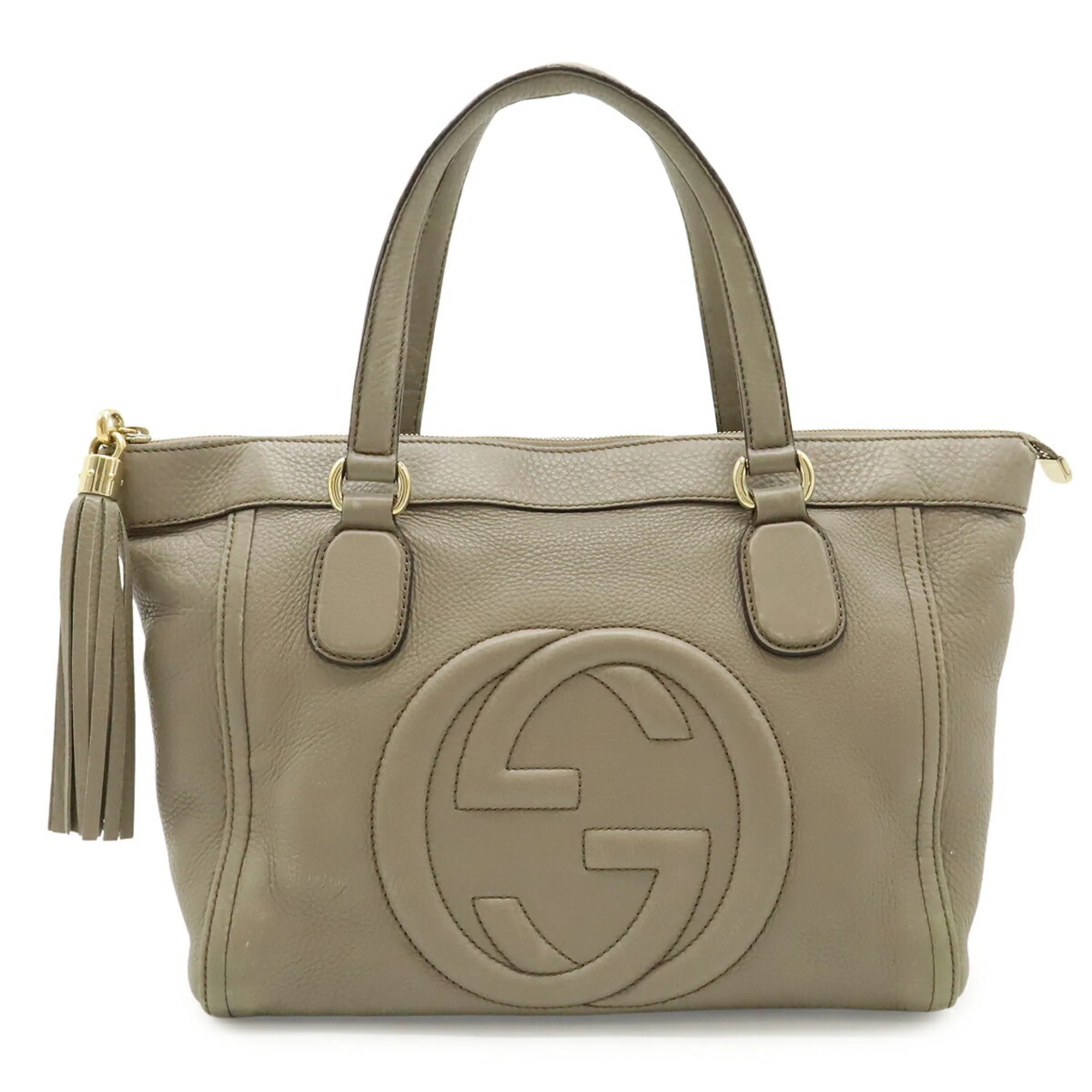 Soho Zip Tote Leather Small