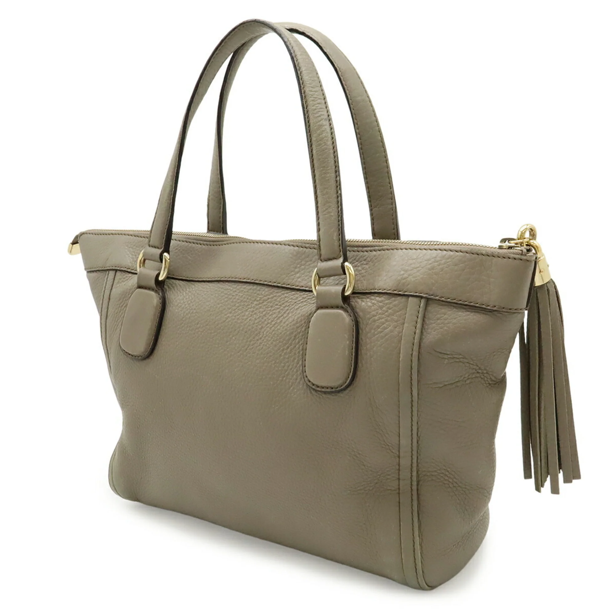 Soho Zip Tote Leather Small - Image 3