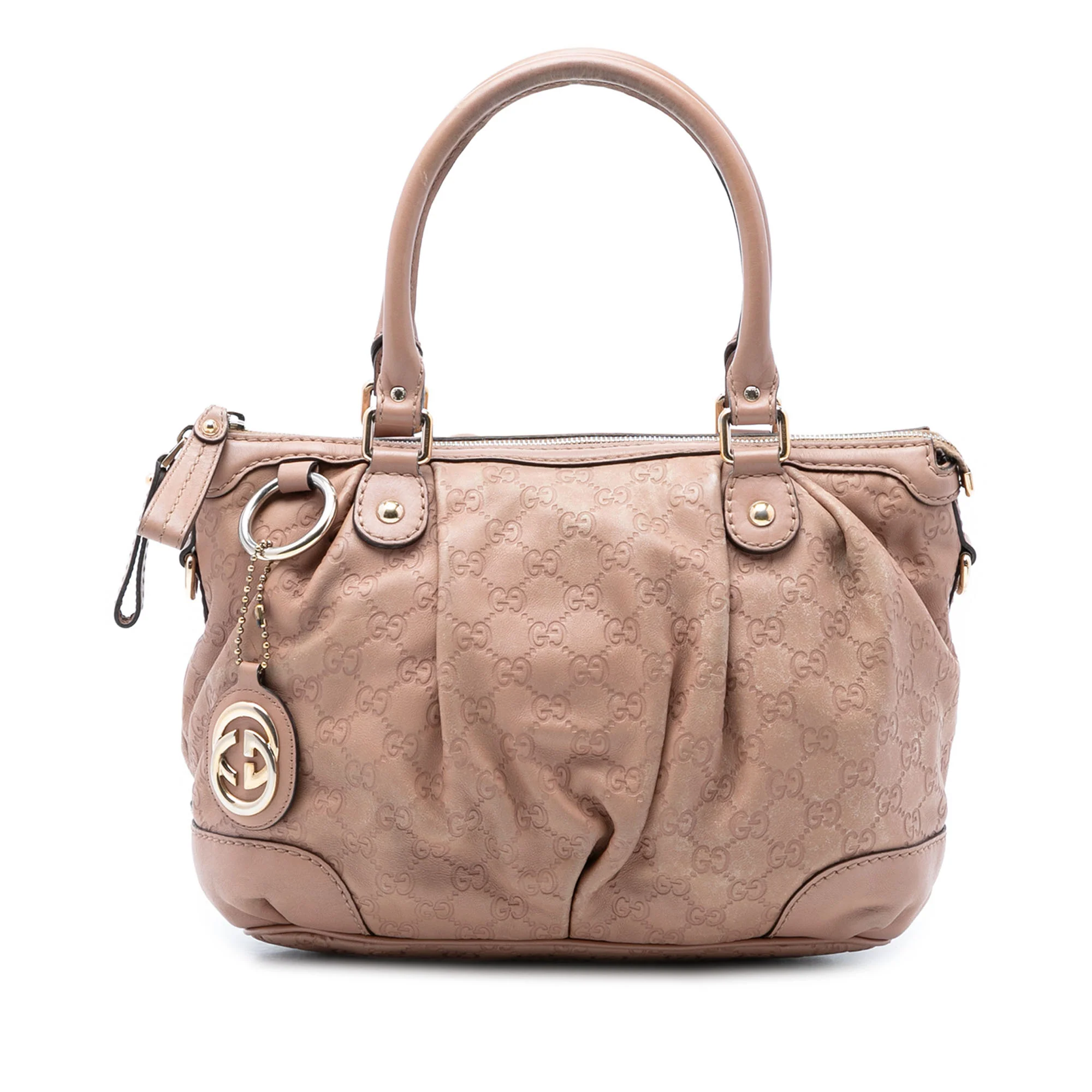 Sukey Top Handle Satchel Guccissima Leather Medium