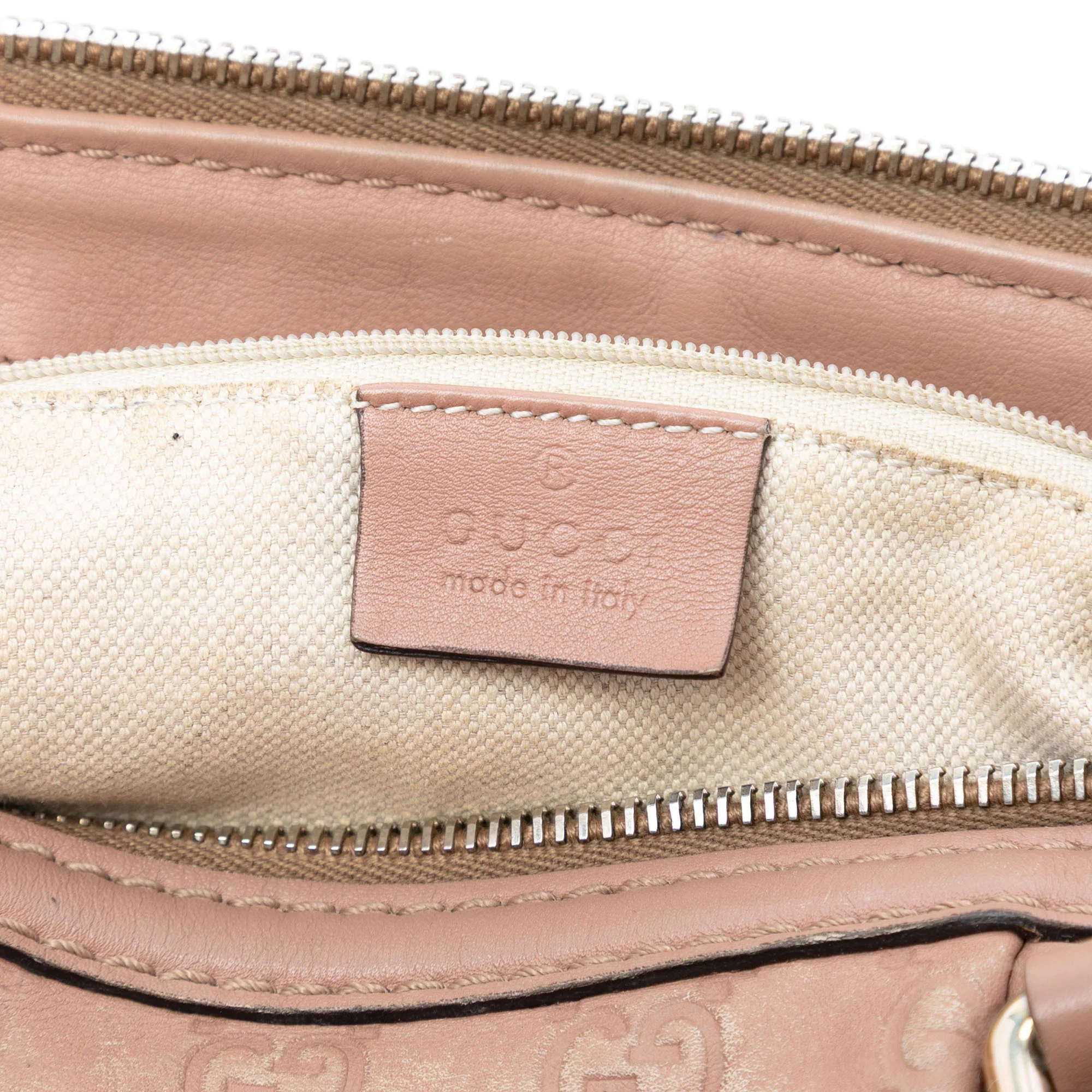 Sukey Top Handle Satchel Guccissima Leather Medium - Image 5
