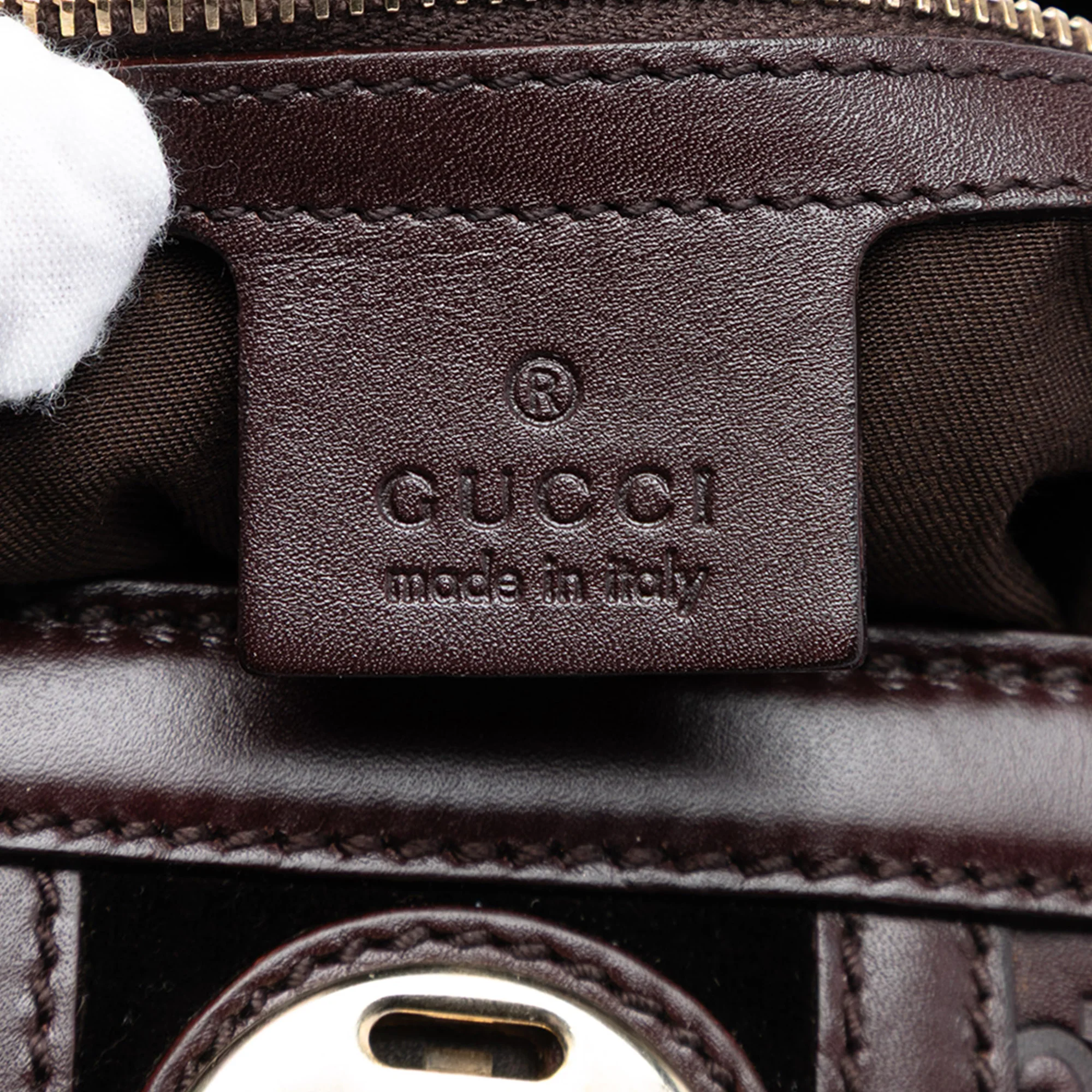 Treasure Boston Bag Guccissima Leather Small - Image 5