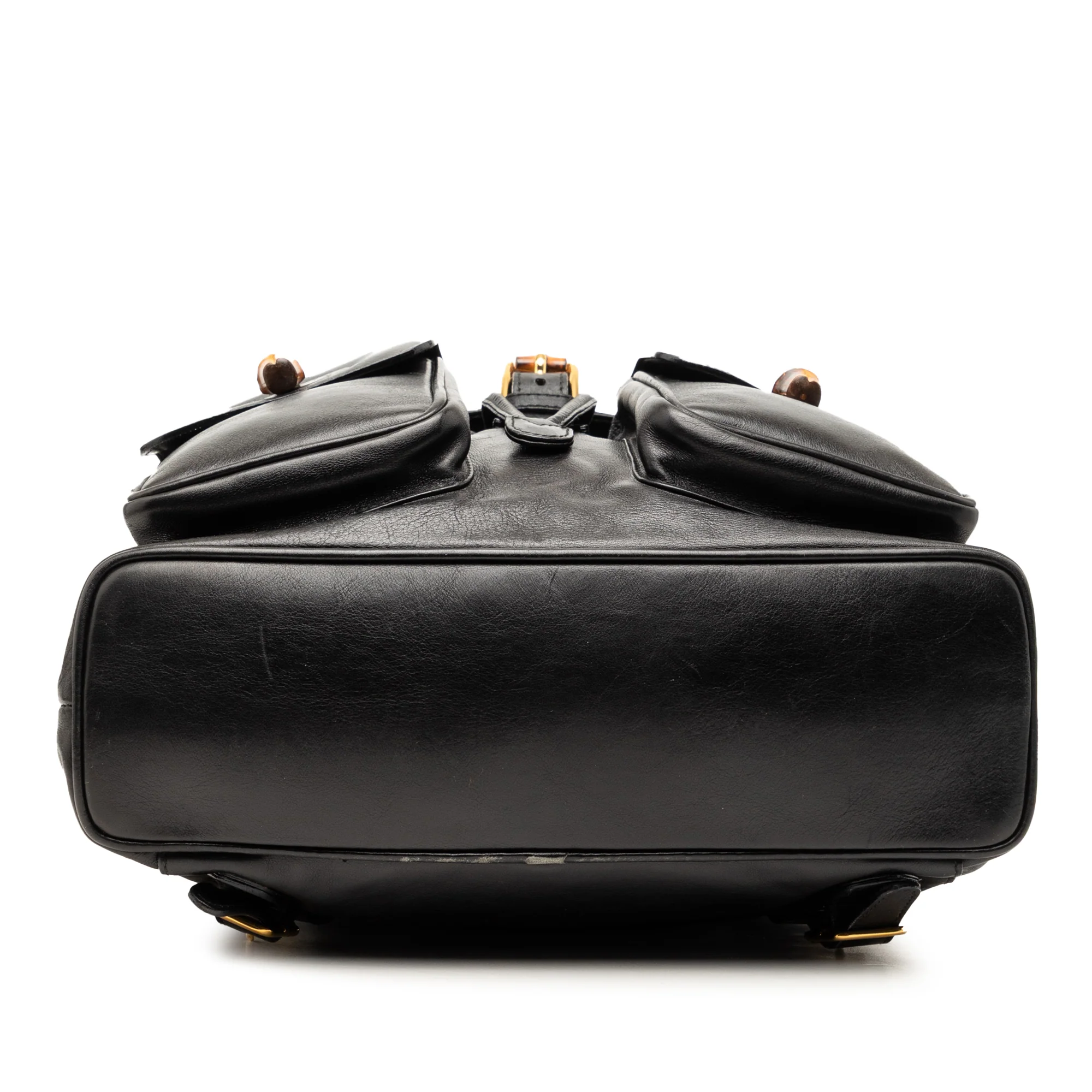 Vintage Bamboo Backpack Leather Medium - Image 3
