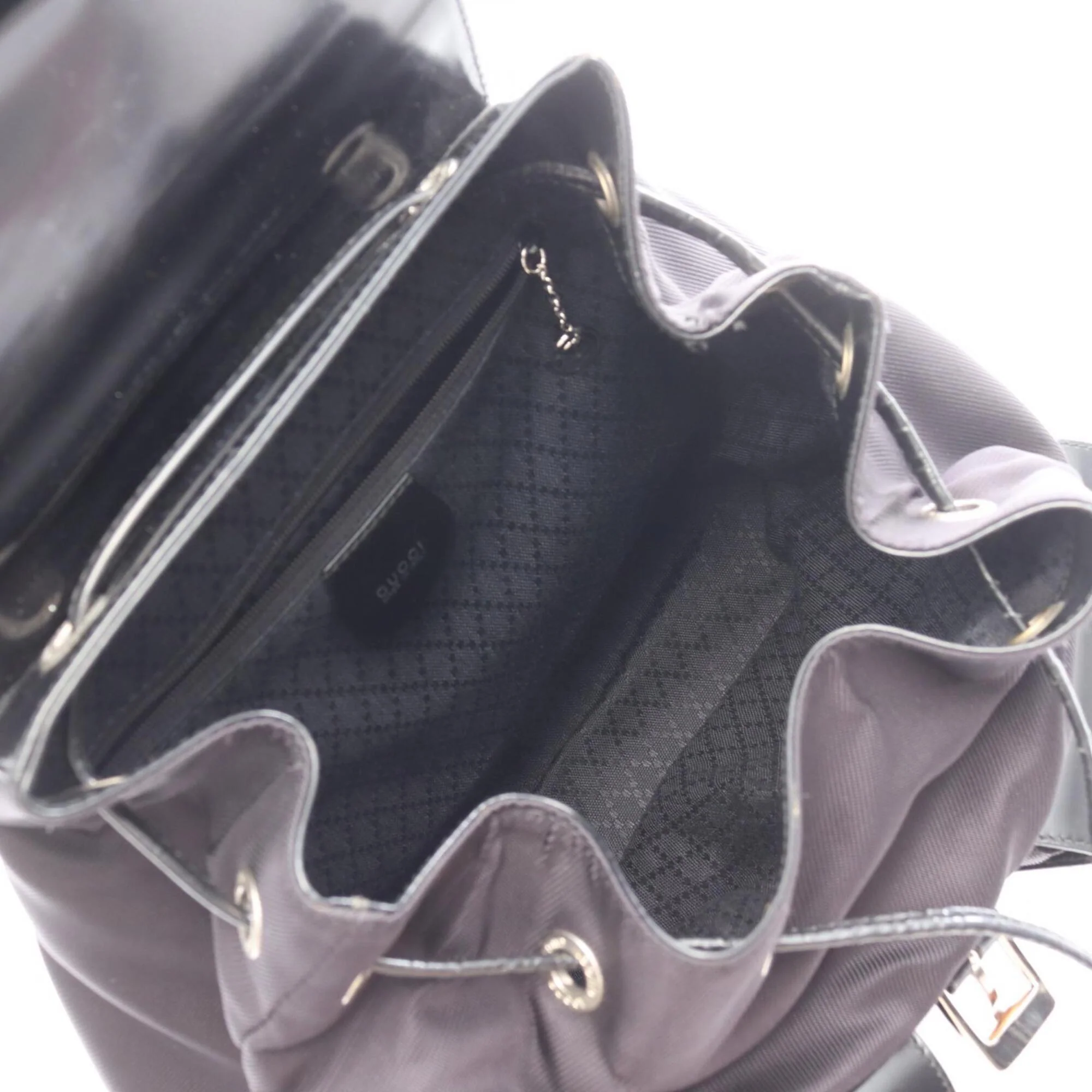 Vintage Bamboo Backpack Leather Medium - Image 3
