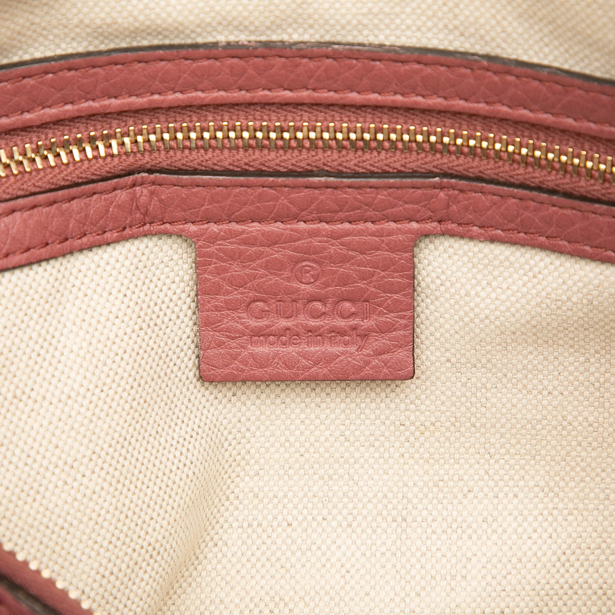 Vintage Web Boston Bag Leather Medium - Image 5