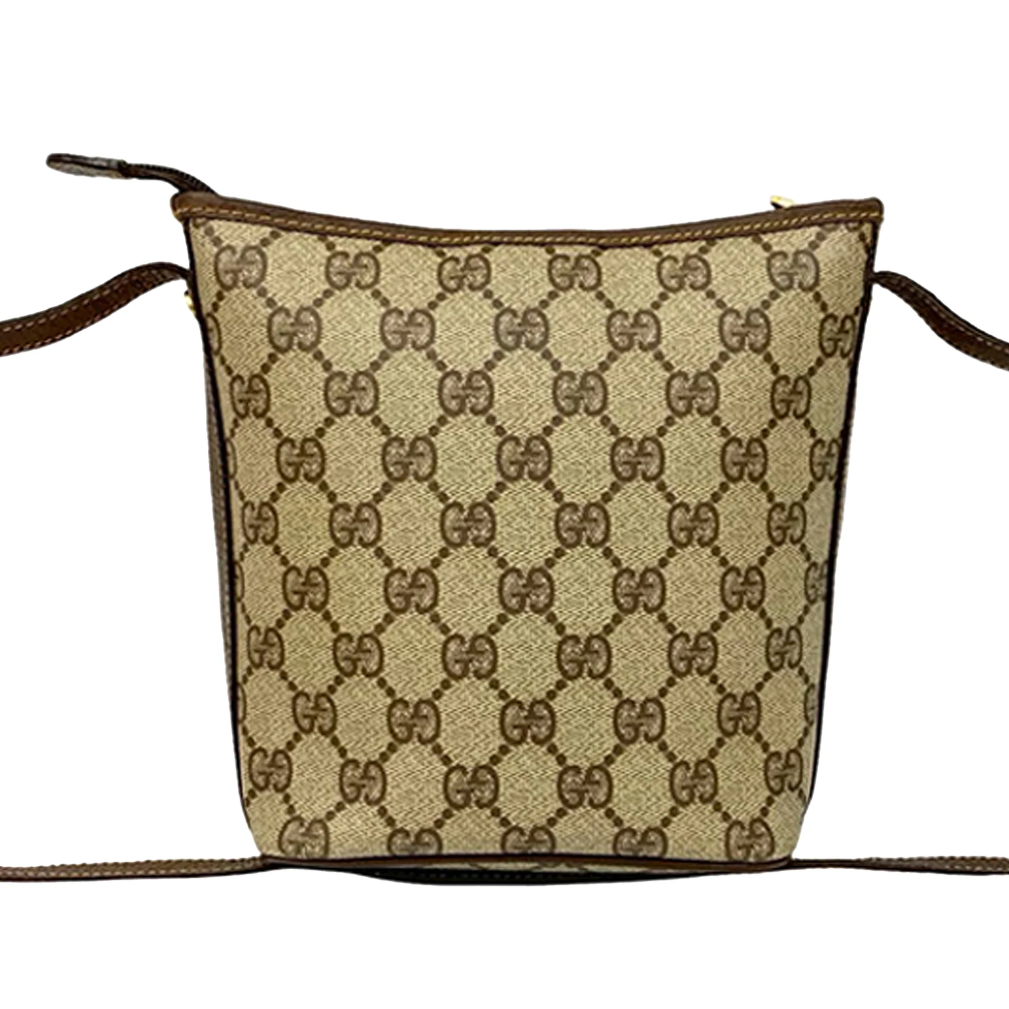 Vintage Web Crossbody Bag GG Coated Canvas Small - Image 4