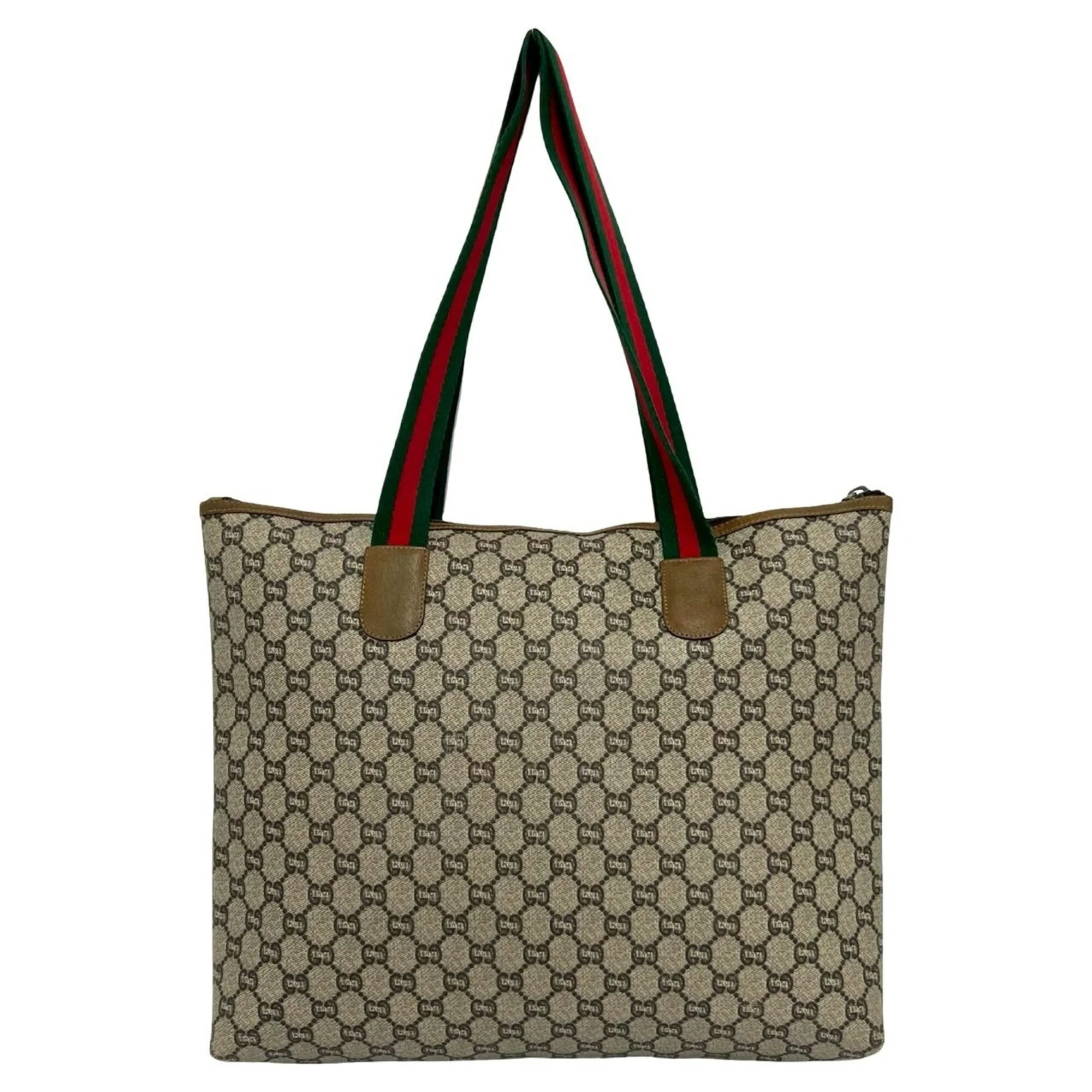 Vintage Web Strap Tote GG Coated Canvas Medium - Image 3