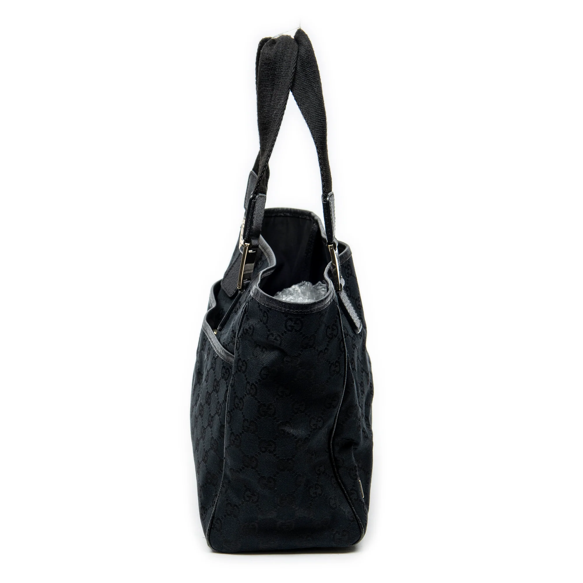 Web Handle Buckle Tote GG Canvas Large - Image 4