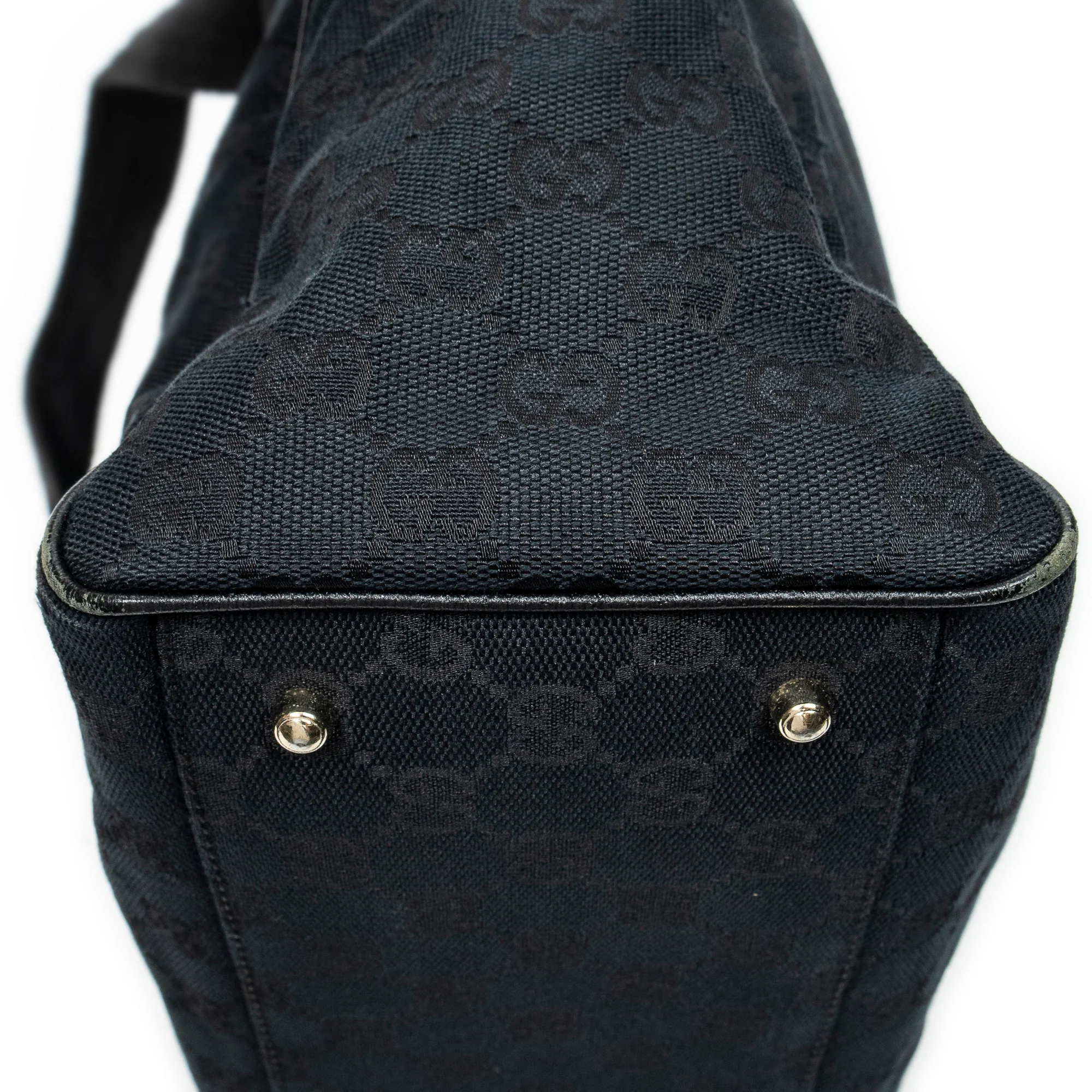 Web Handle Buckle Tote GG Canvas Large - Image 7