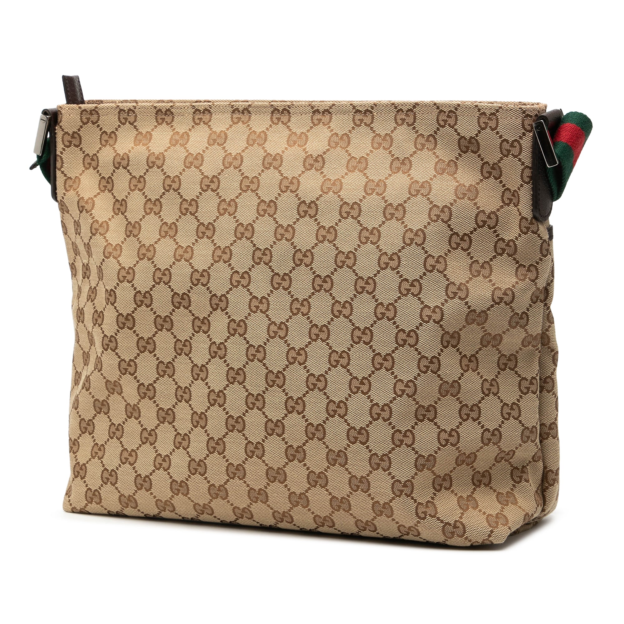 Web Strap Zip Messenger Bag GG Canvas Medium - Image 2
