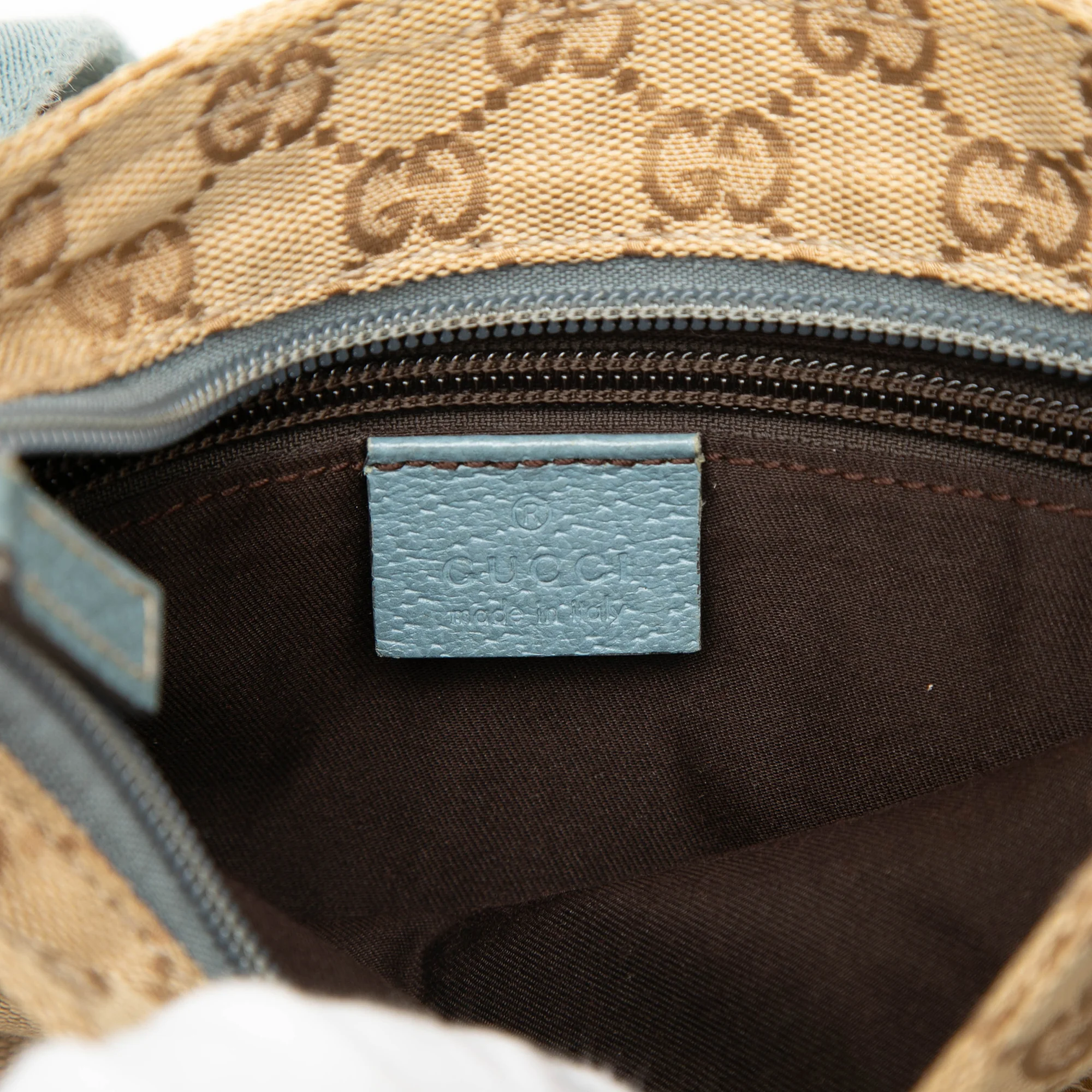 Web Strap Zip Messenger Bag GG Canvas Small - Image 5