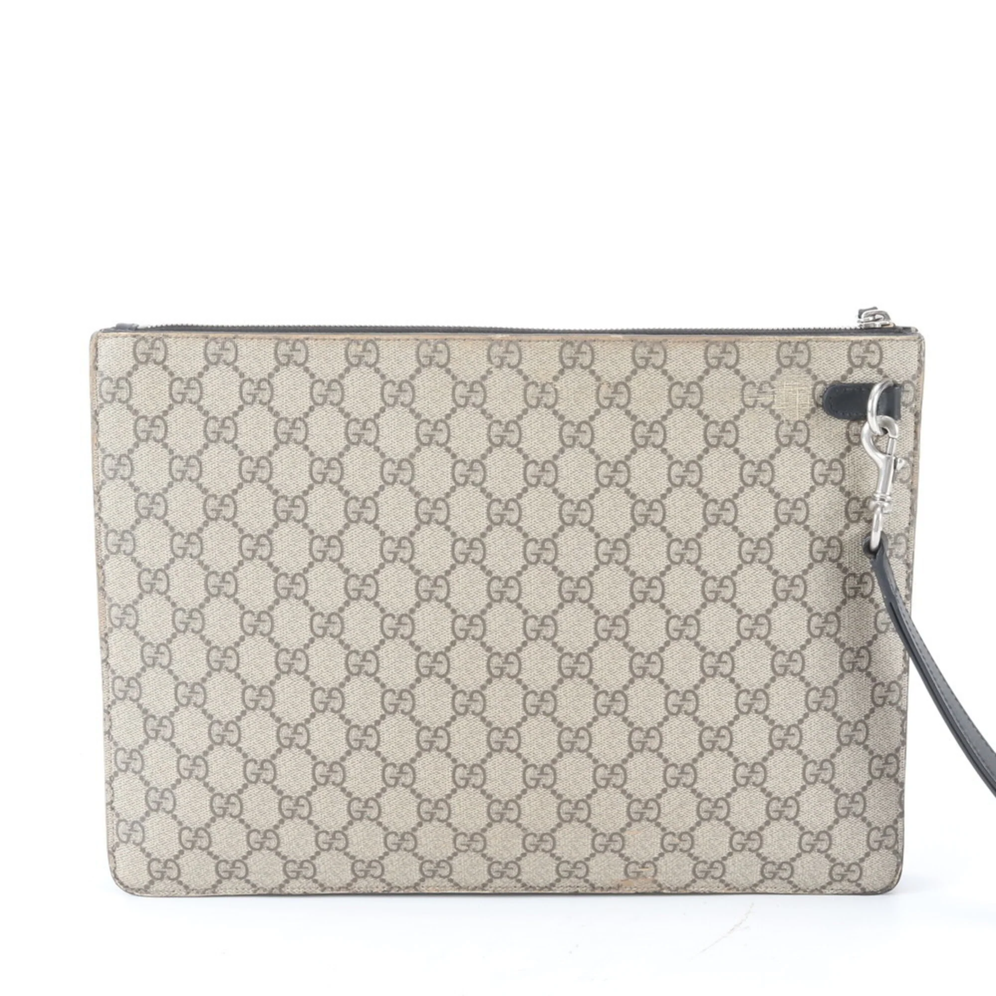 Web Wristlet Clutch GG Coated Canvas - Image 3