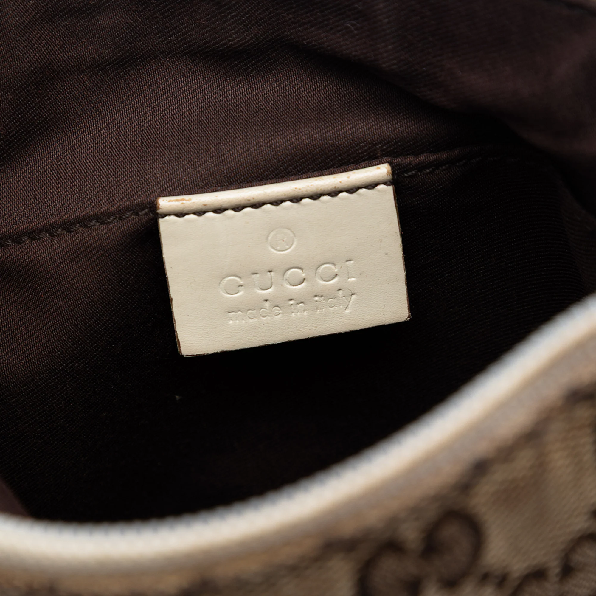 Zip Messenger Bag GG Canvas with Perforated Leather Medium - Image 5