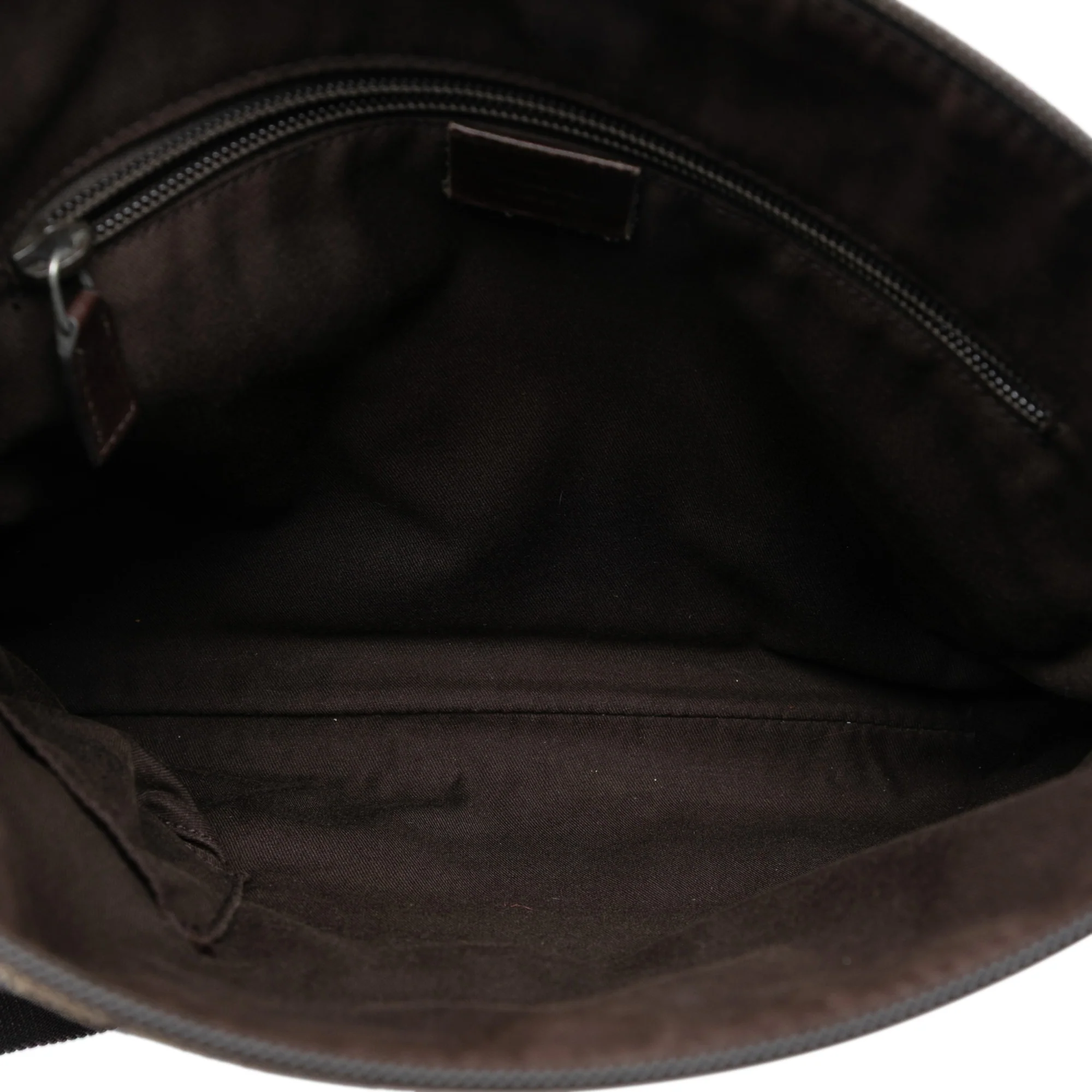 Zip Messenger Bag GG Canvas with Perforated Leather Medium - Image 4