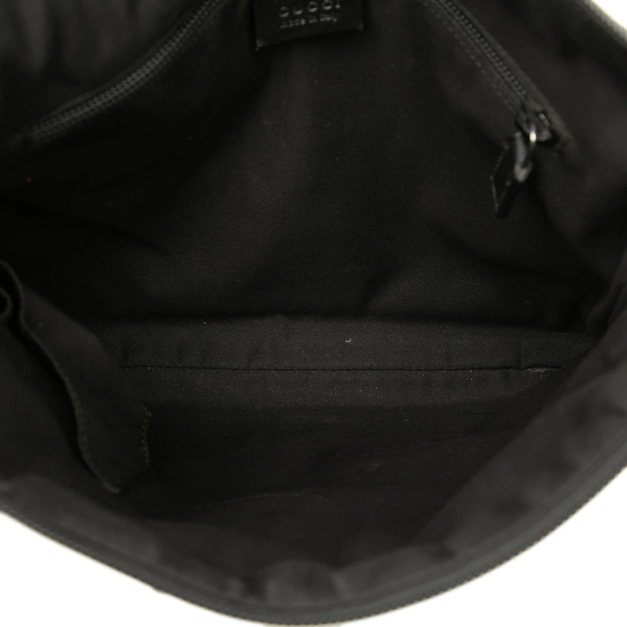 Zip Messenger Bag GG Canvas with Perforated Leather Medium - Image 4