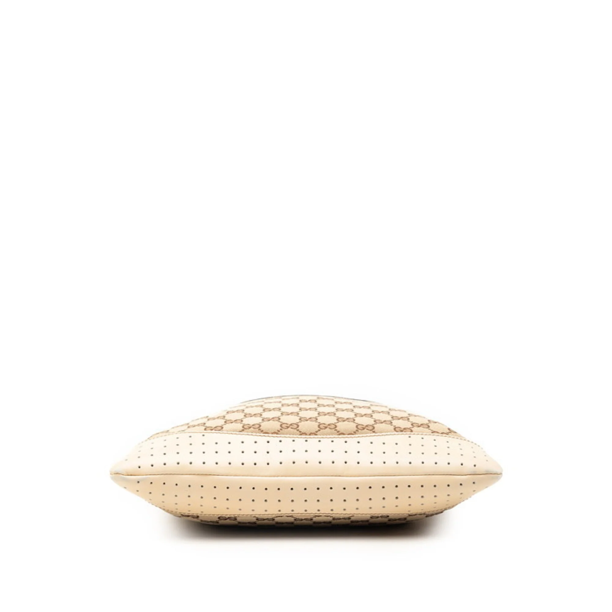 Zip Messenger Bag GG Canvas with Perforated Leather Medium - Image 3