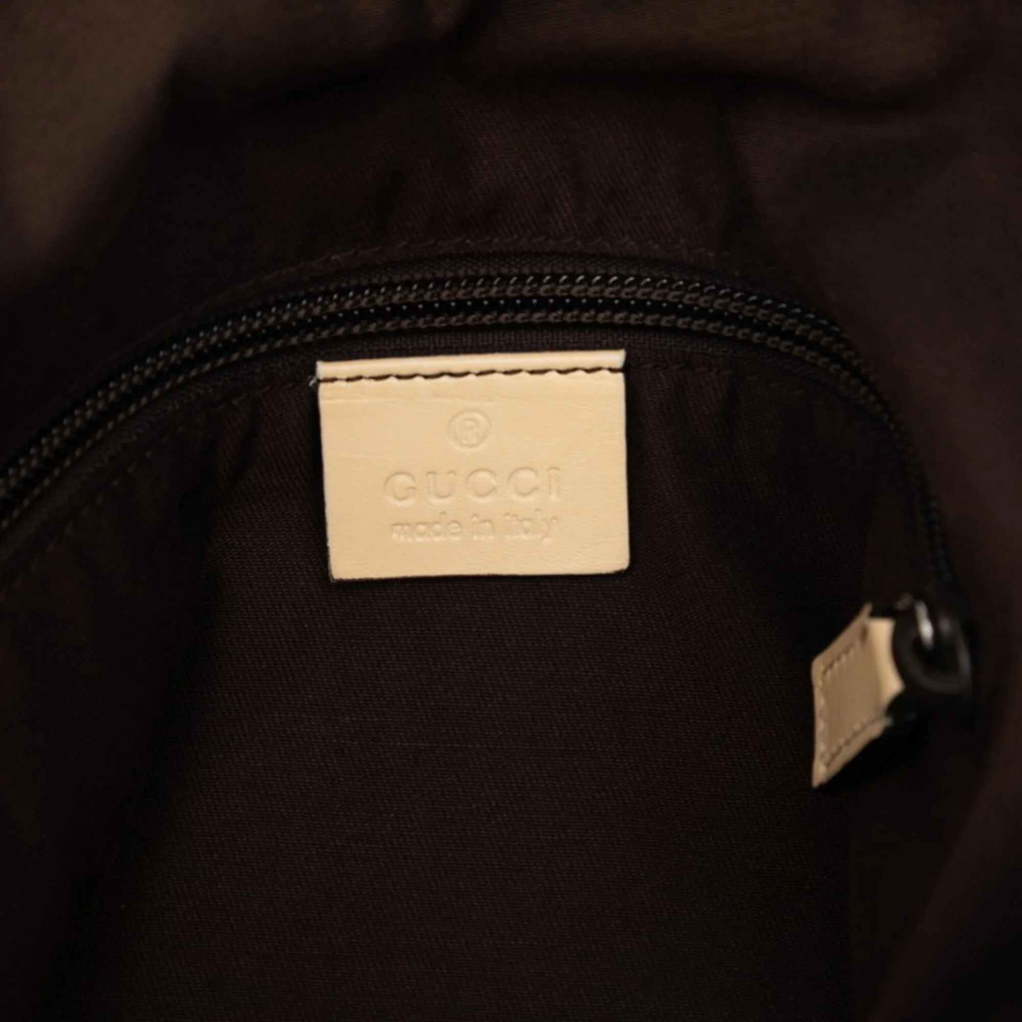 Zip Messenger Bag GG Canvas with Perforated Leather Medium - Image 7