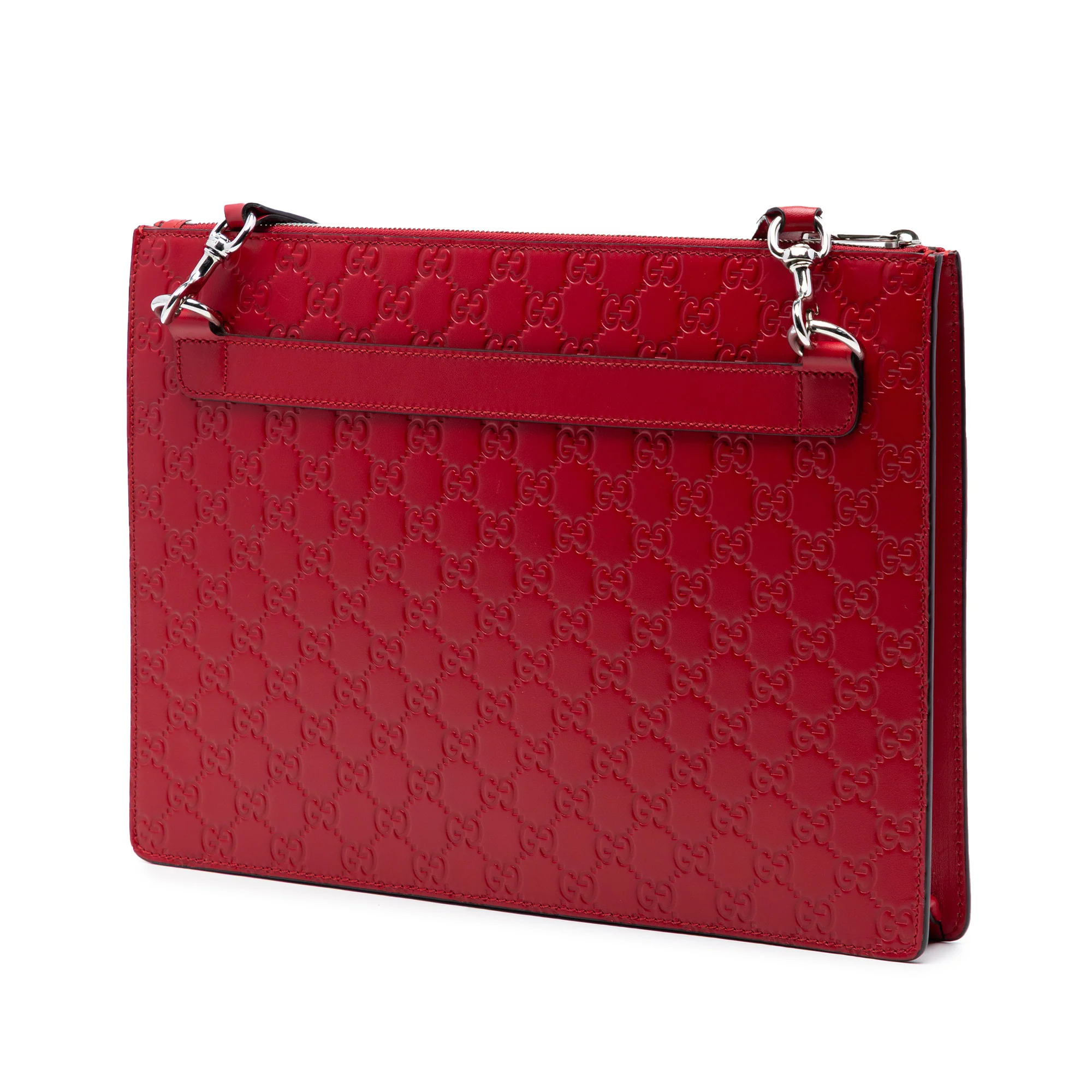 Zip Messenger Bag Guccissima Leather Large - Image 2