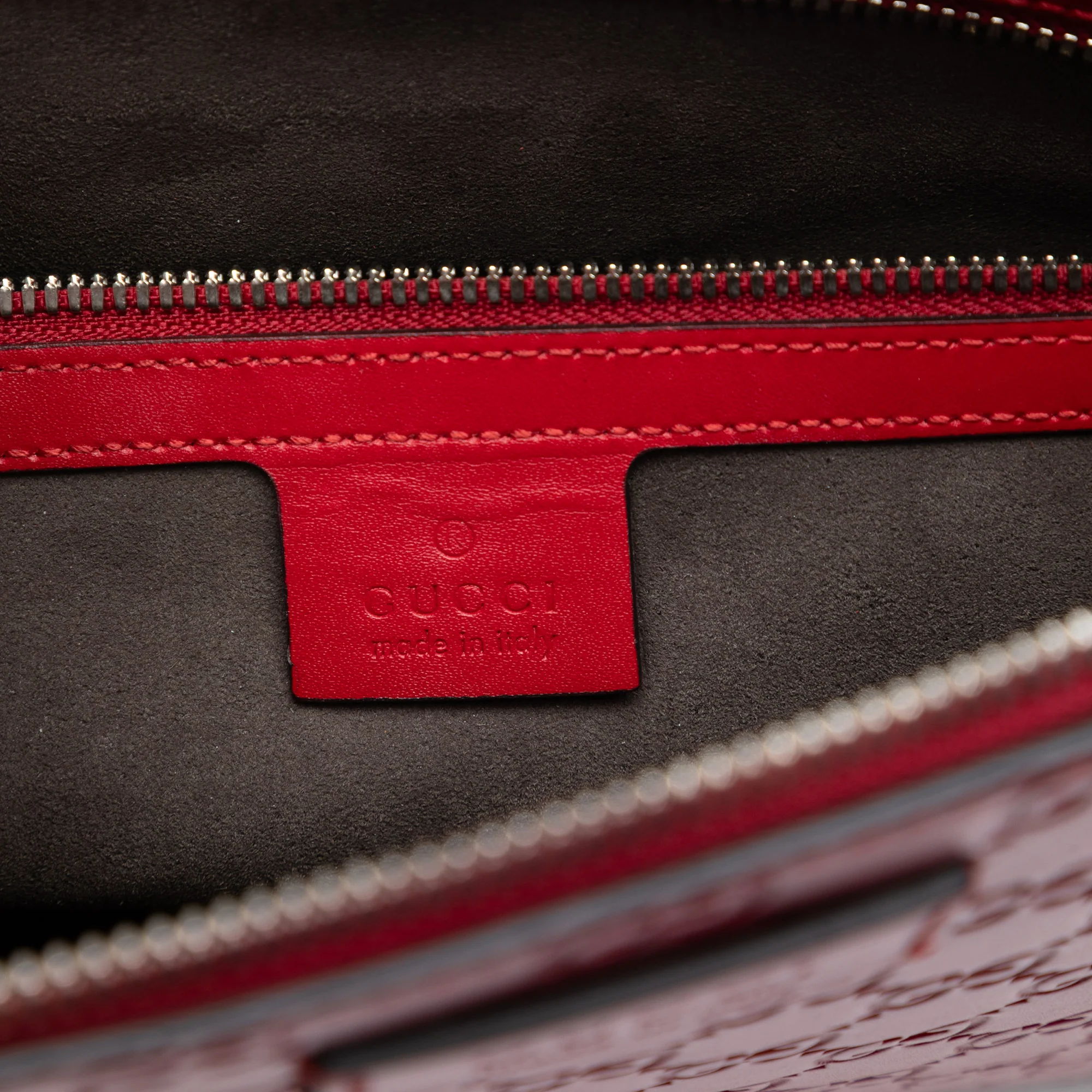 Zip Messenger Bag Guccissima Leather Large - Image 5