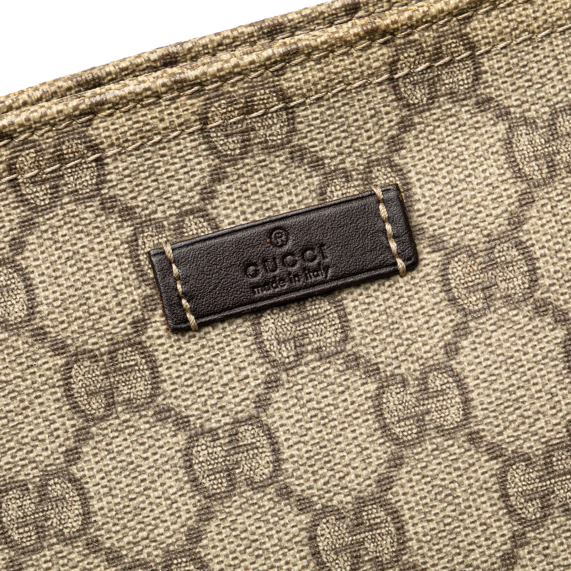 Zip Top Messenger Bag GG Coated Canvas Large - Image 7