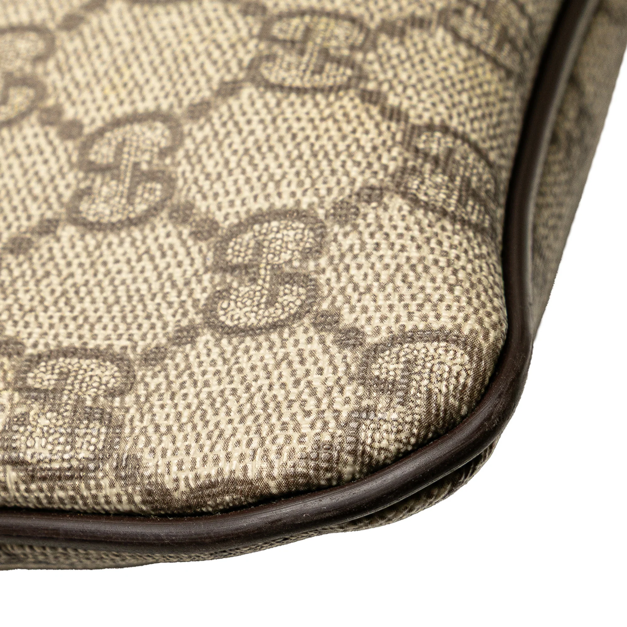 Zip Top Messenger Bag GG Coated Canvas Large - Image 9