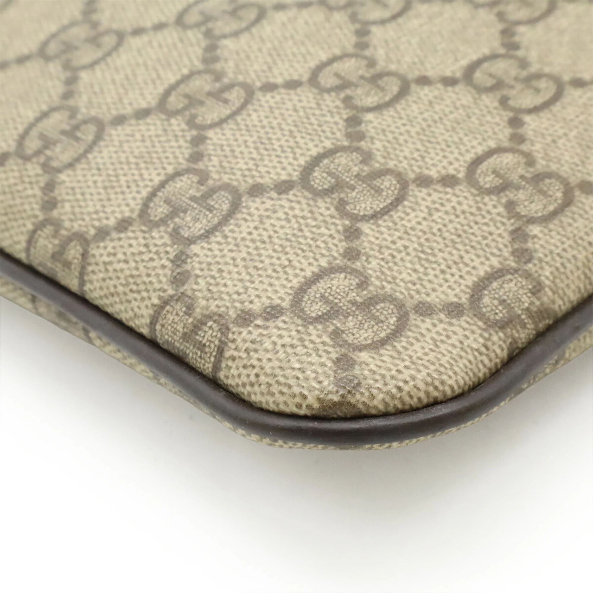 Zip Top Messenger Bag GG Coated Canvas Small - Image 4