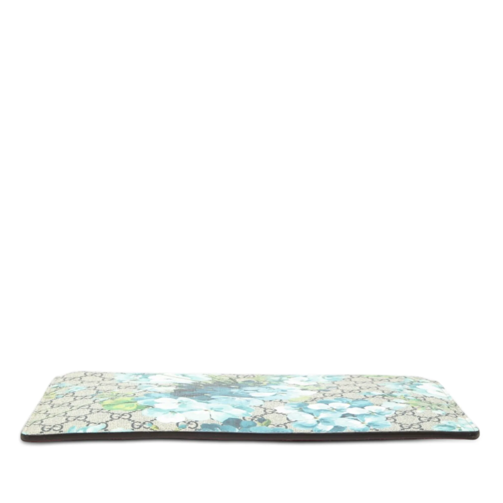 Zipped Pouch Blooms Print GG Coated Canvas Large - Image 3