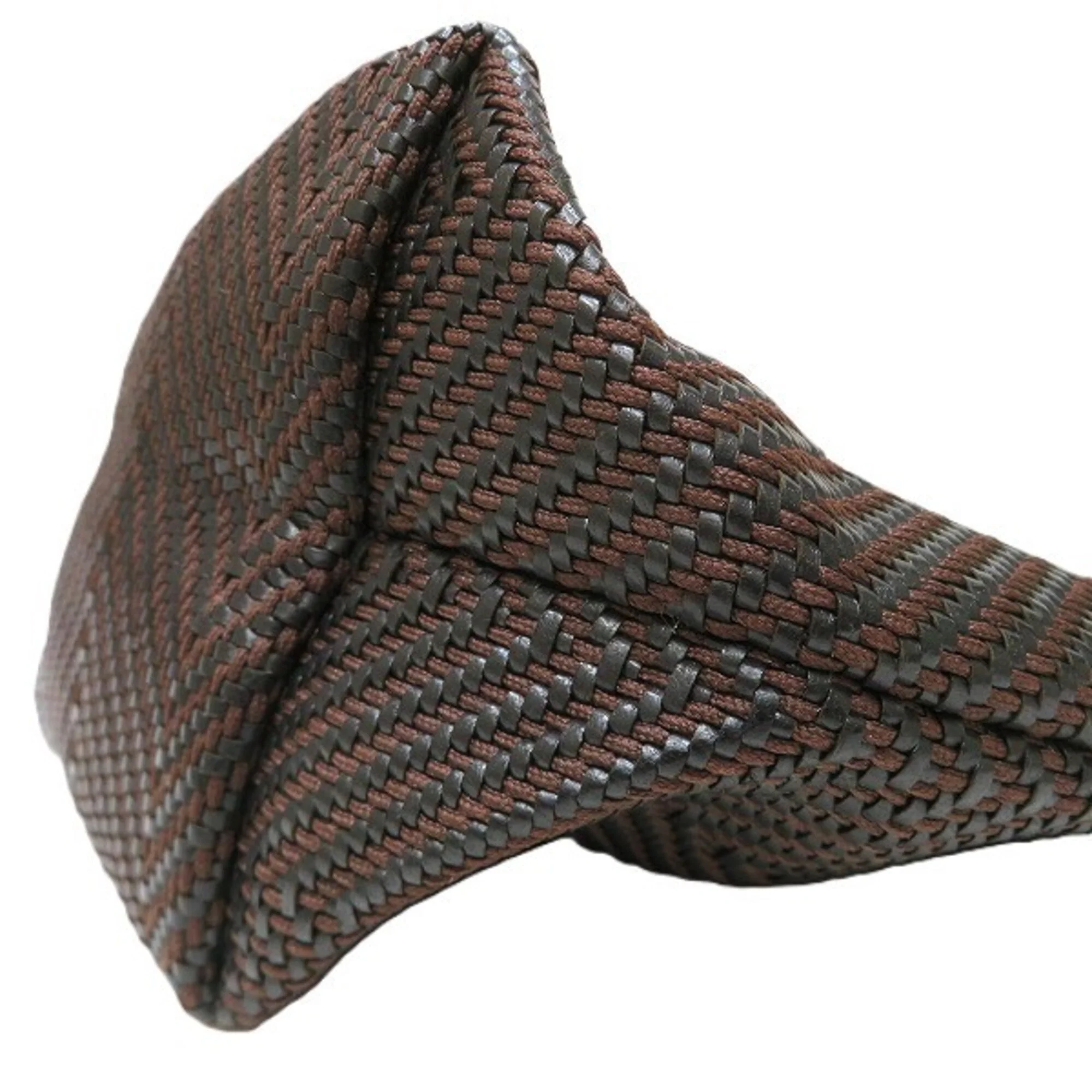 Chennai Tote Woven Leather and Canvas MM - Image 6