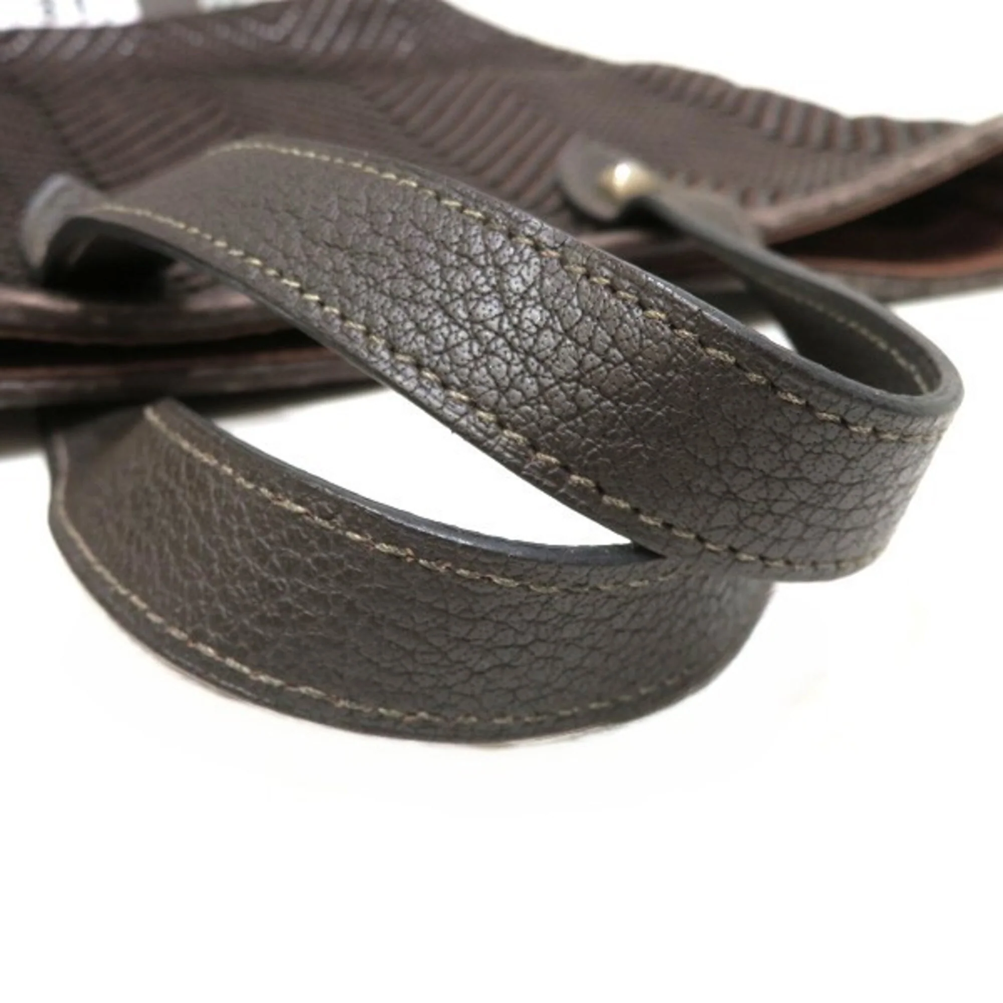 Chennai Tote Woven Leather and Canvas MM - Image 9