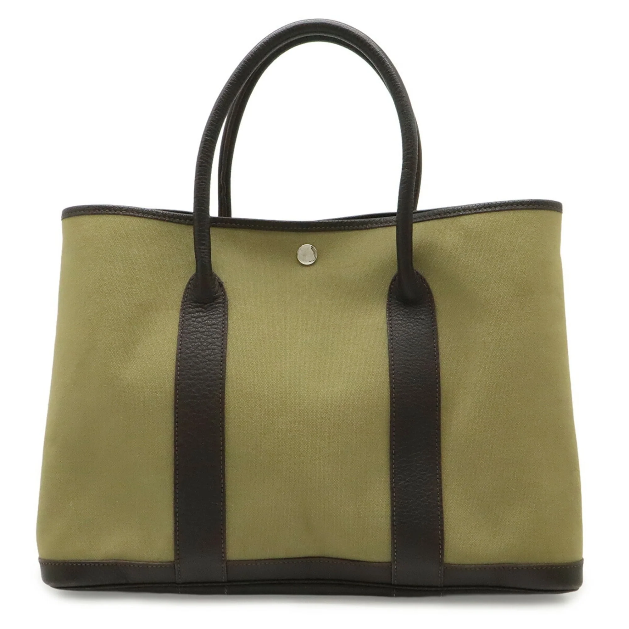Garden Party Tote Toile and Leather 36