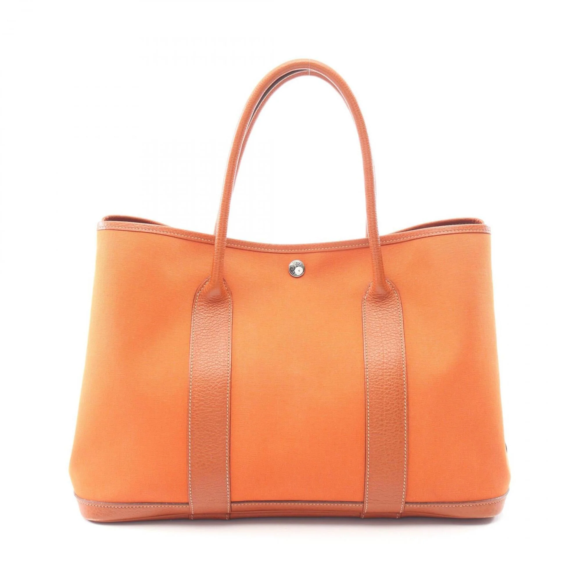 Garden Party Tote Toile and Leather 36