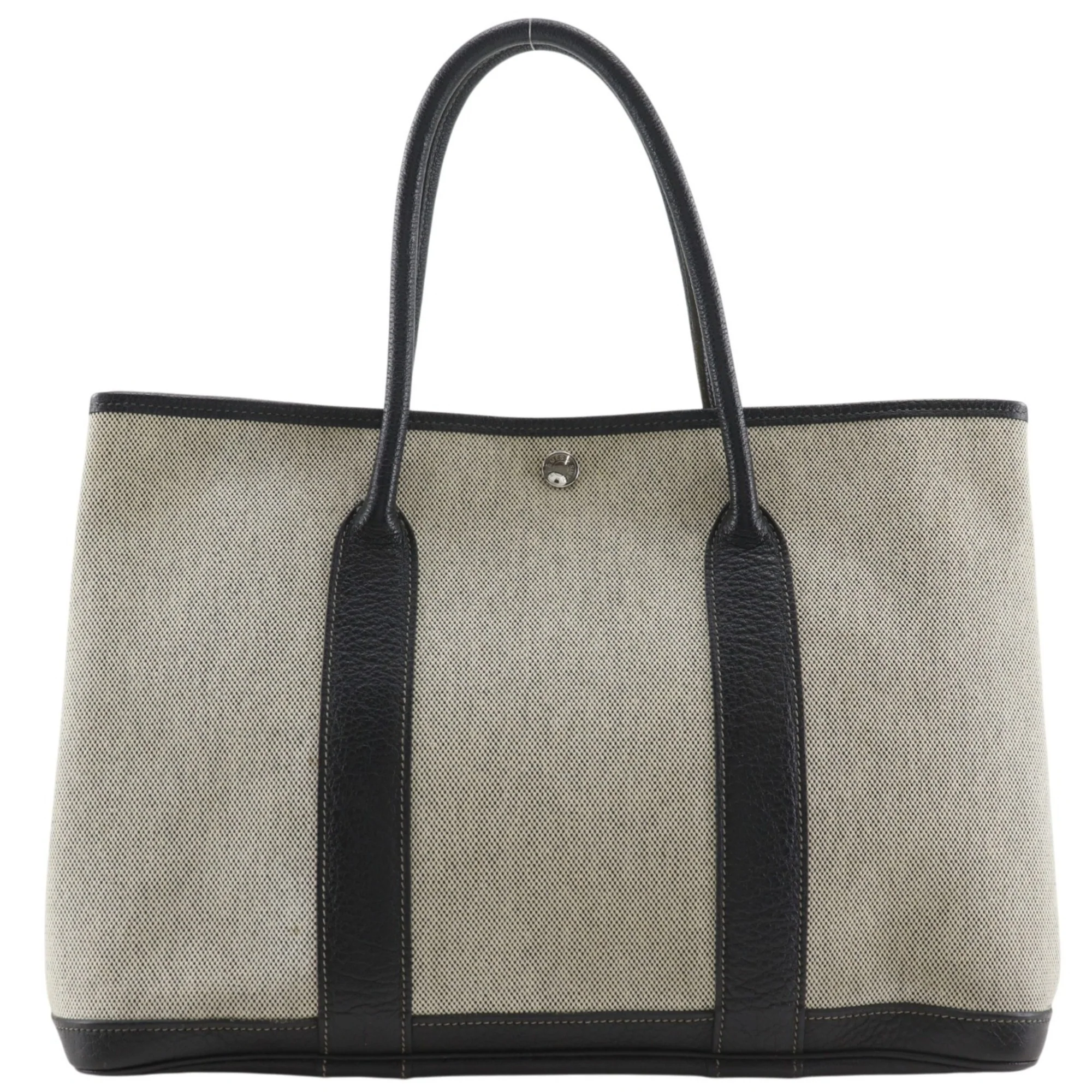 Garden Party Tote Toile and Leather 36