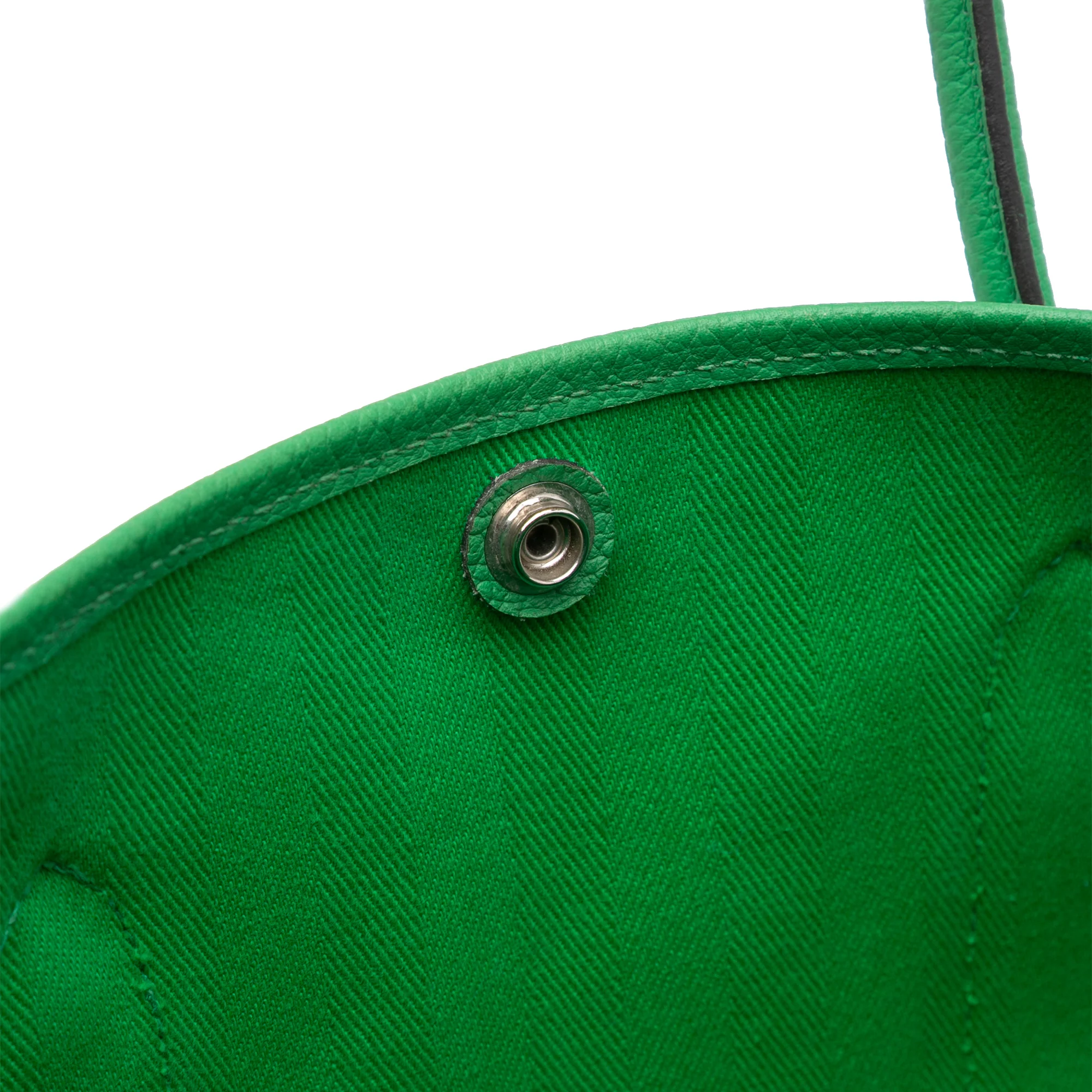 Garden Party Tote Toile and Leather 36 - Image 7