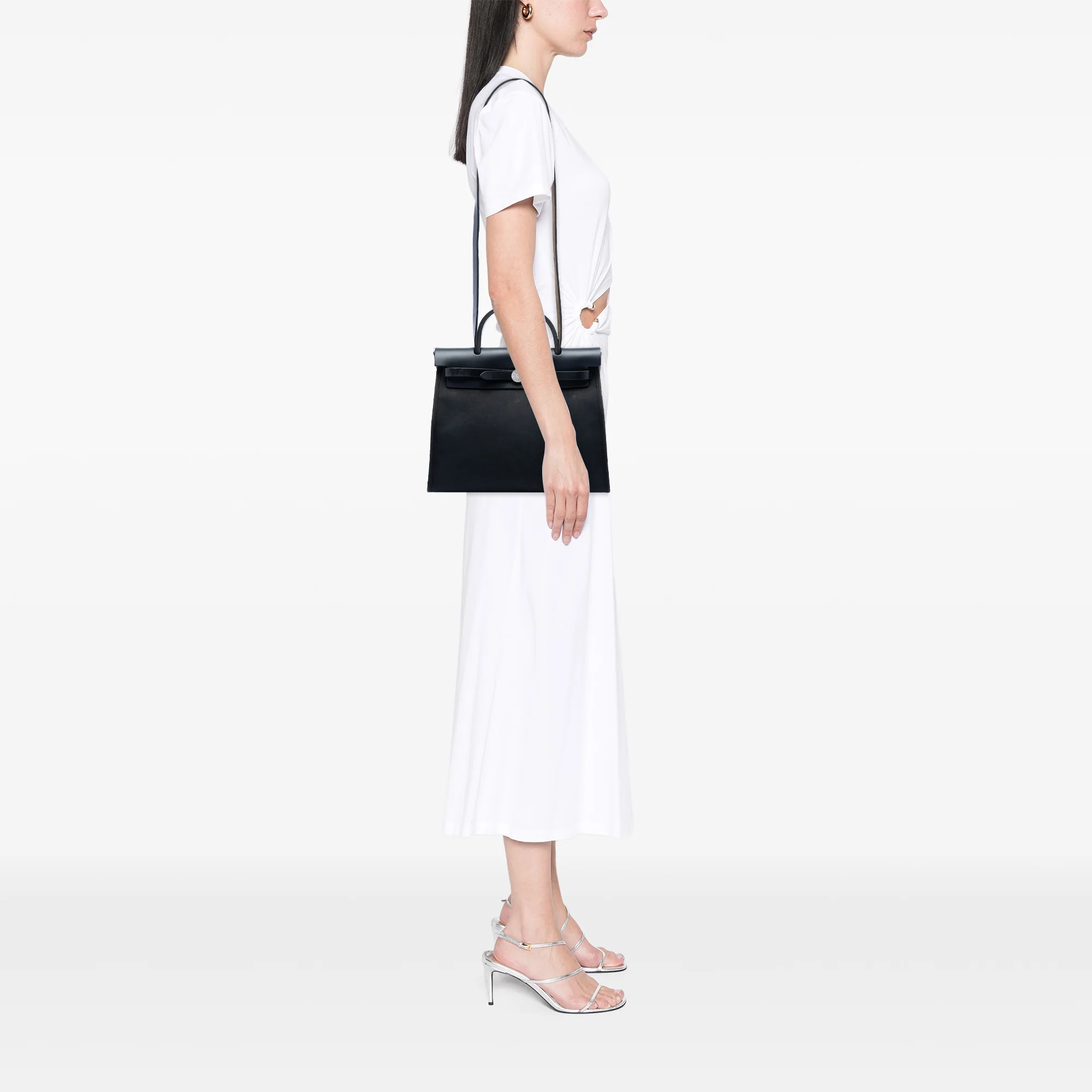 Herbag Zip Leather and Toile 31 - Image 5