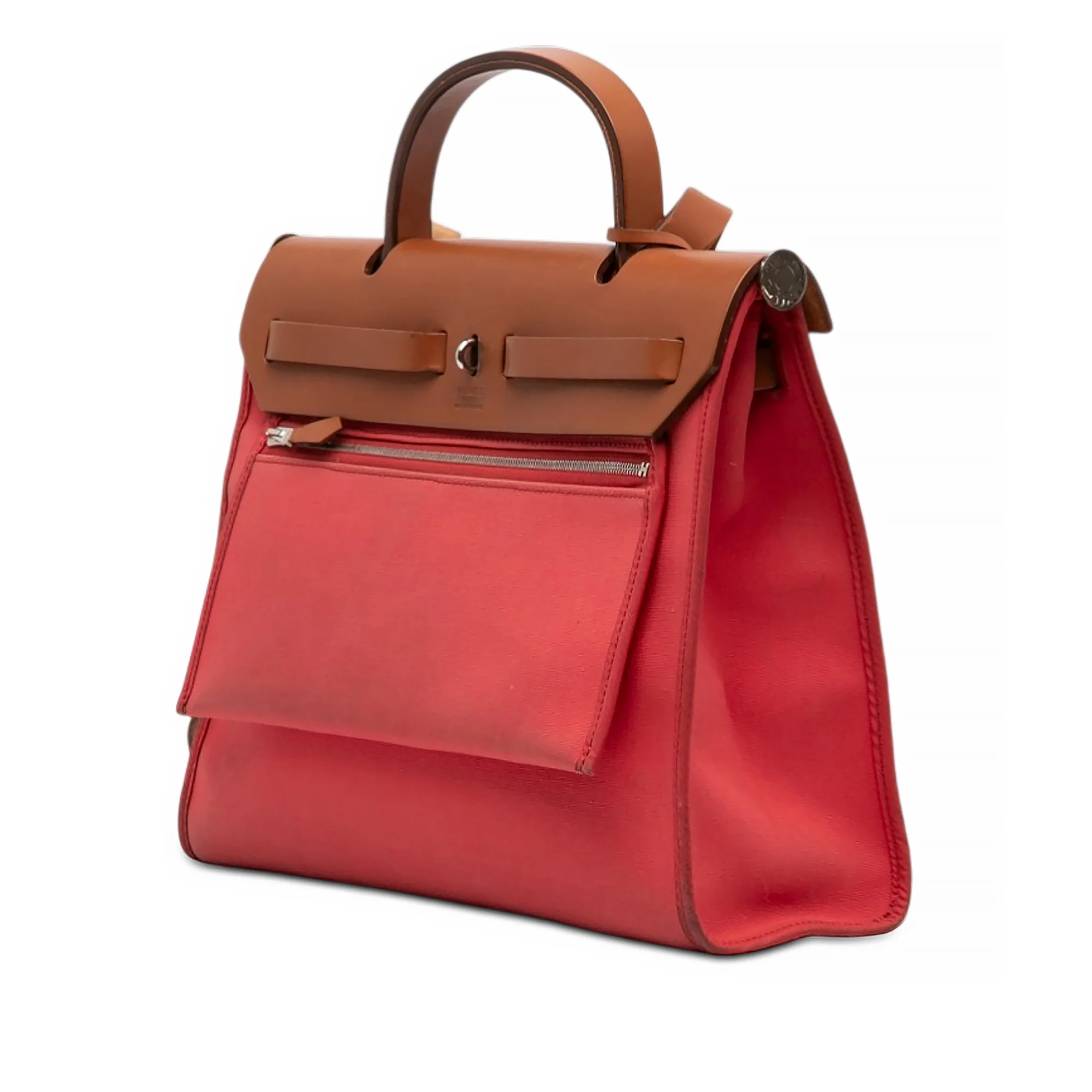 Herbag Zip Leather and Toile 31 - Image 2