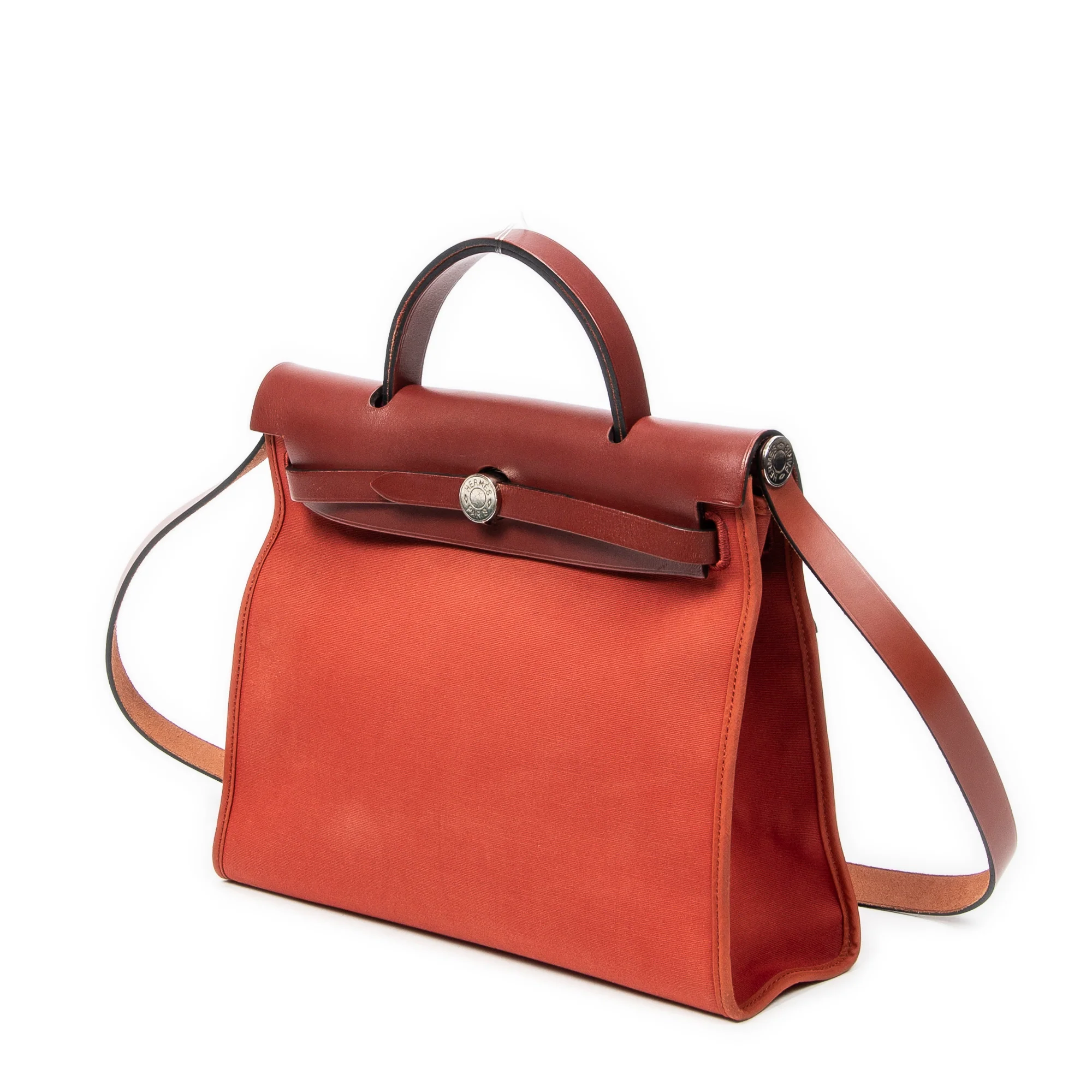 Herbag Zip Leather and Toile 31 - Image 2