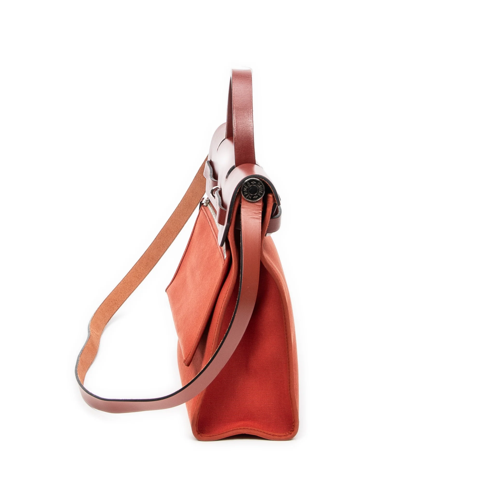 Herbag Zip Leather and Toile 31 - Image 4