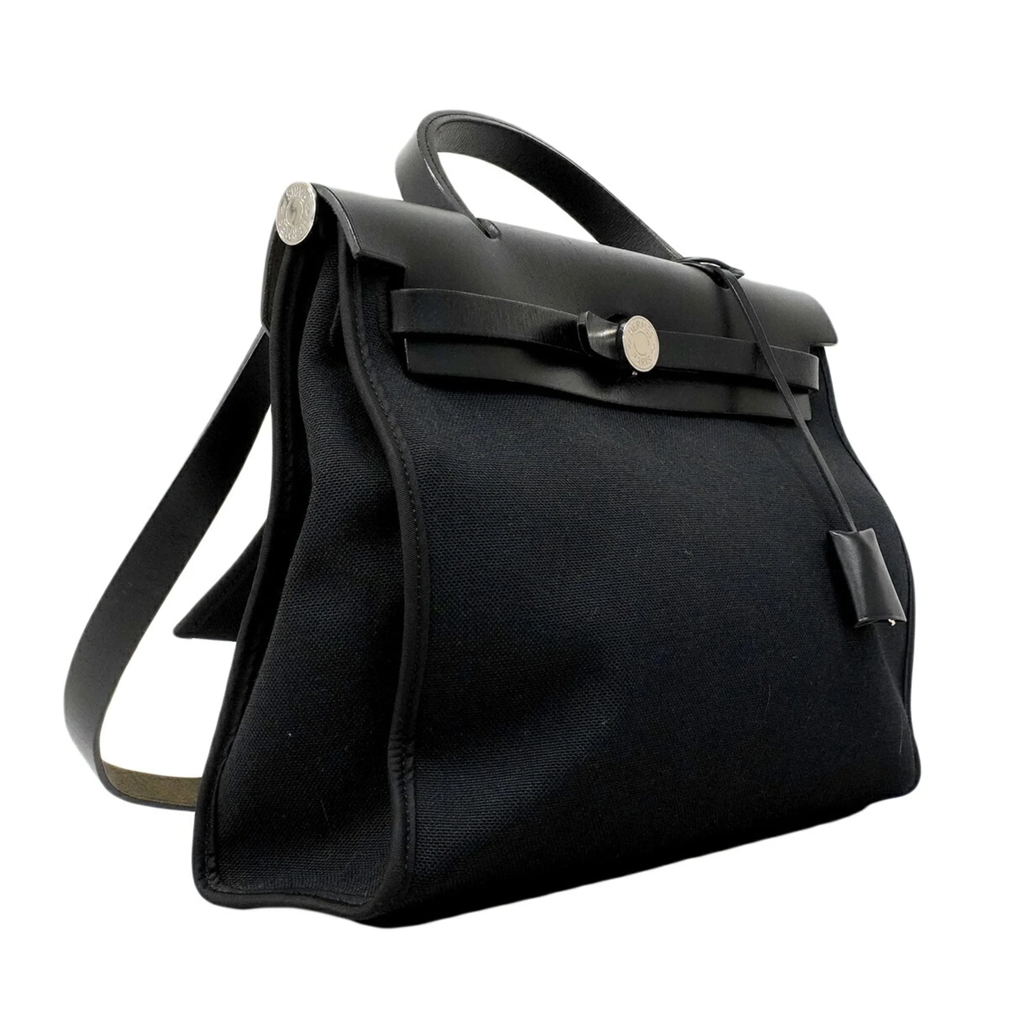Herbag Zip Leather and Toile 31 - Image 2