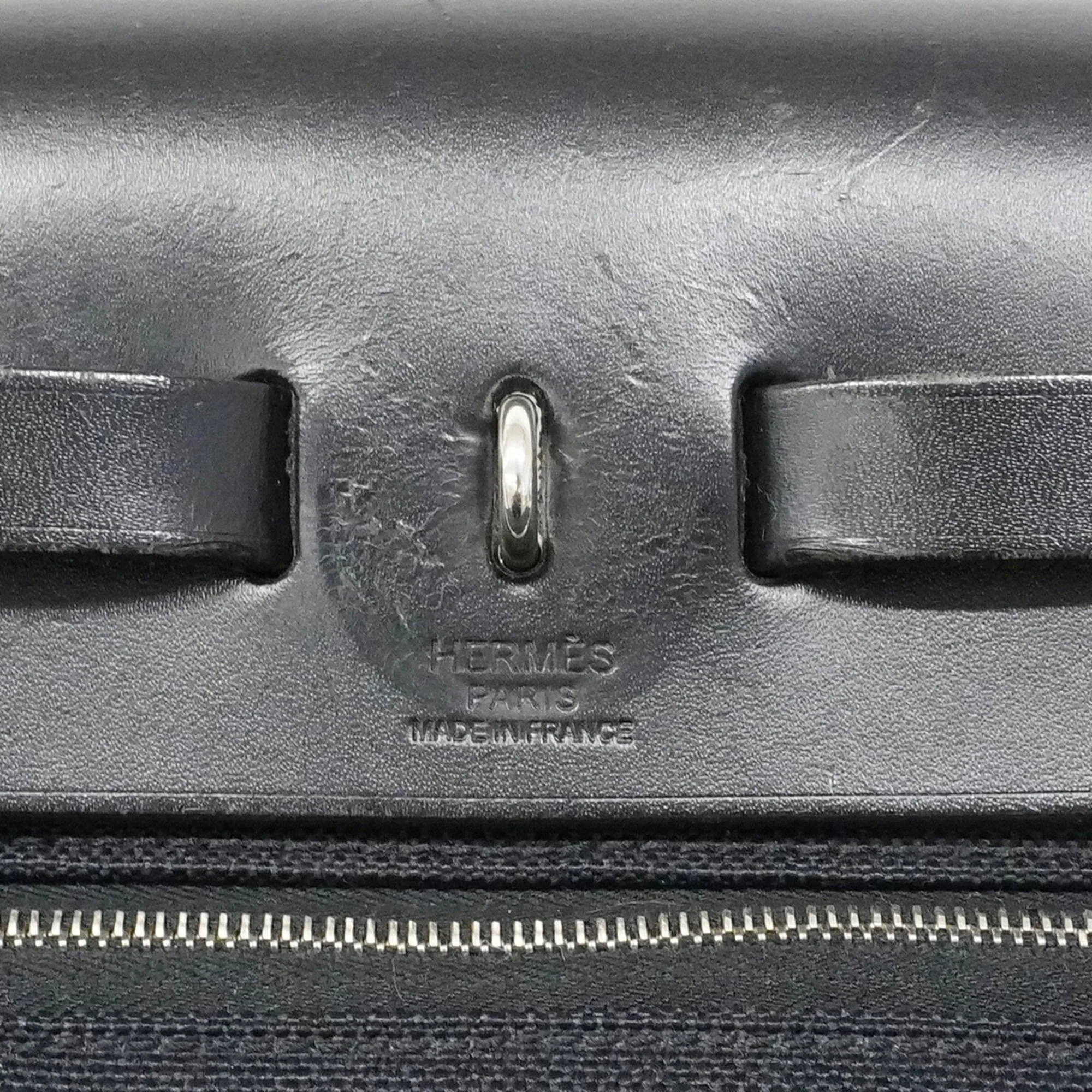 Herbag Zip Leather and Toile 31 - Image 5