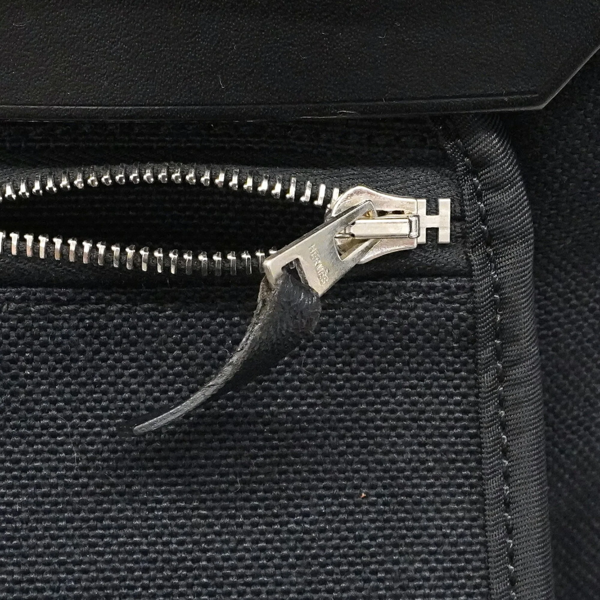 Herbag Zip Leather and Toile 31 - Image 9